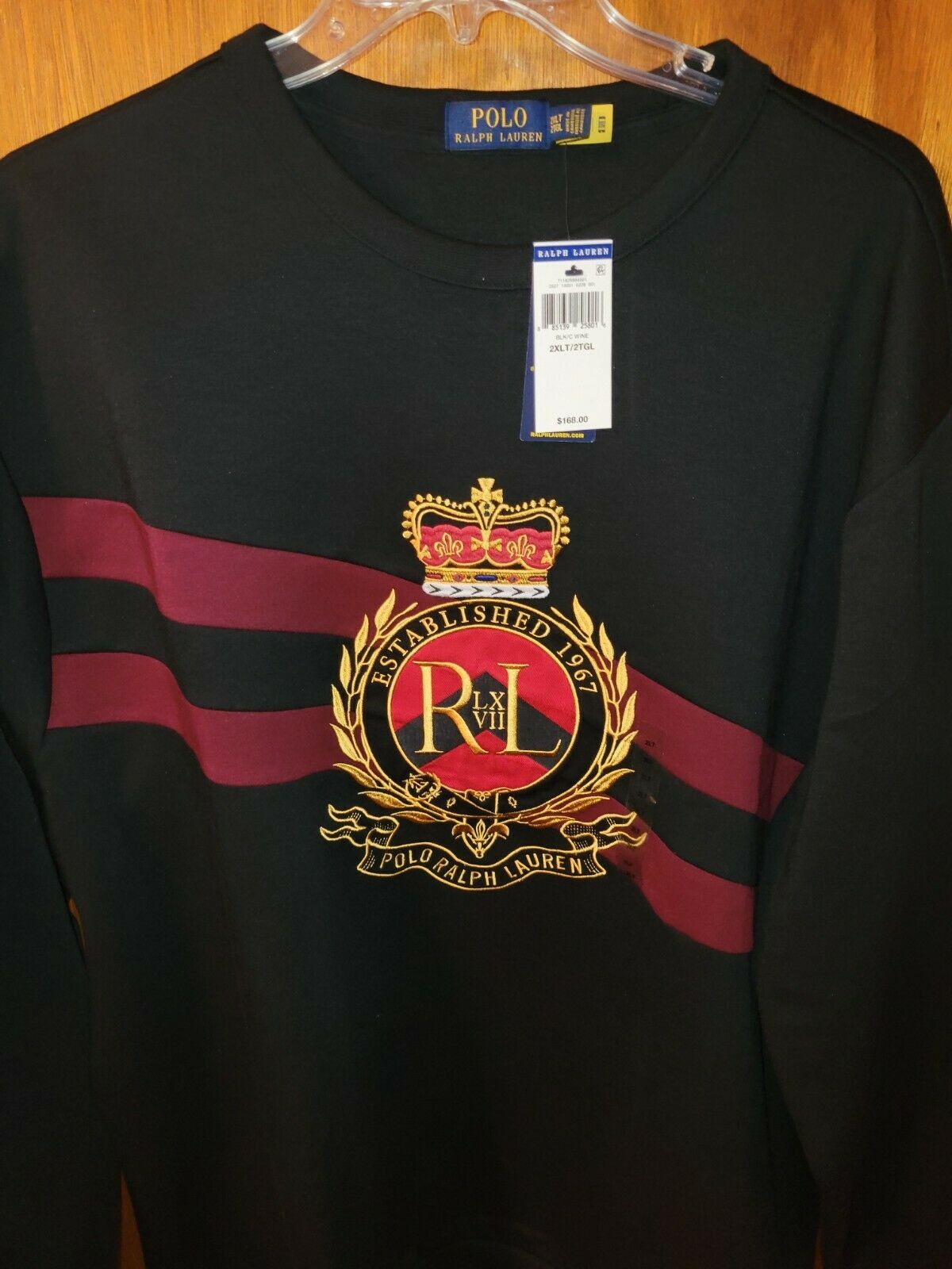 Polo Ralph Lauren Polo Ralph Lauren EMBROIDERED CREST Sweatshirt 2XL Size US XXL / EU 58 / 5 - 1 Thumbnail