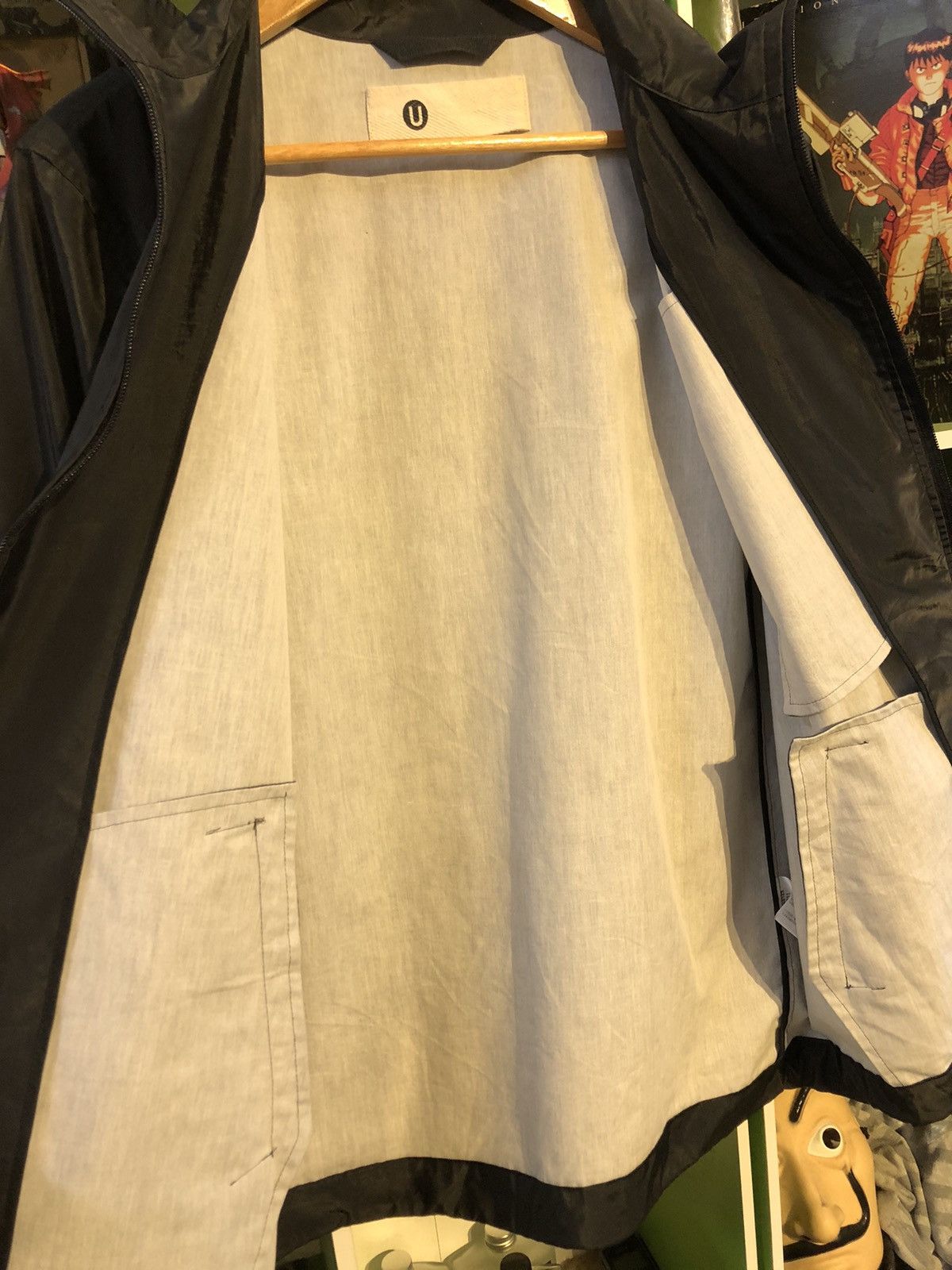 ❗️UNDERCOVER X UNIQLO WATERPROOF CANVAS BLACK JACKET❗️RARE