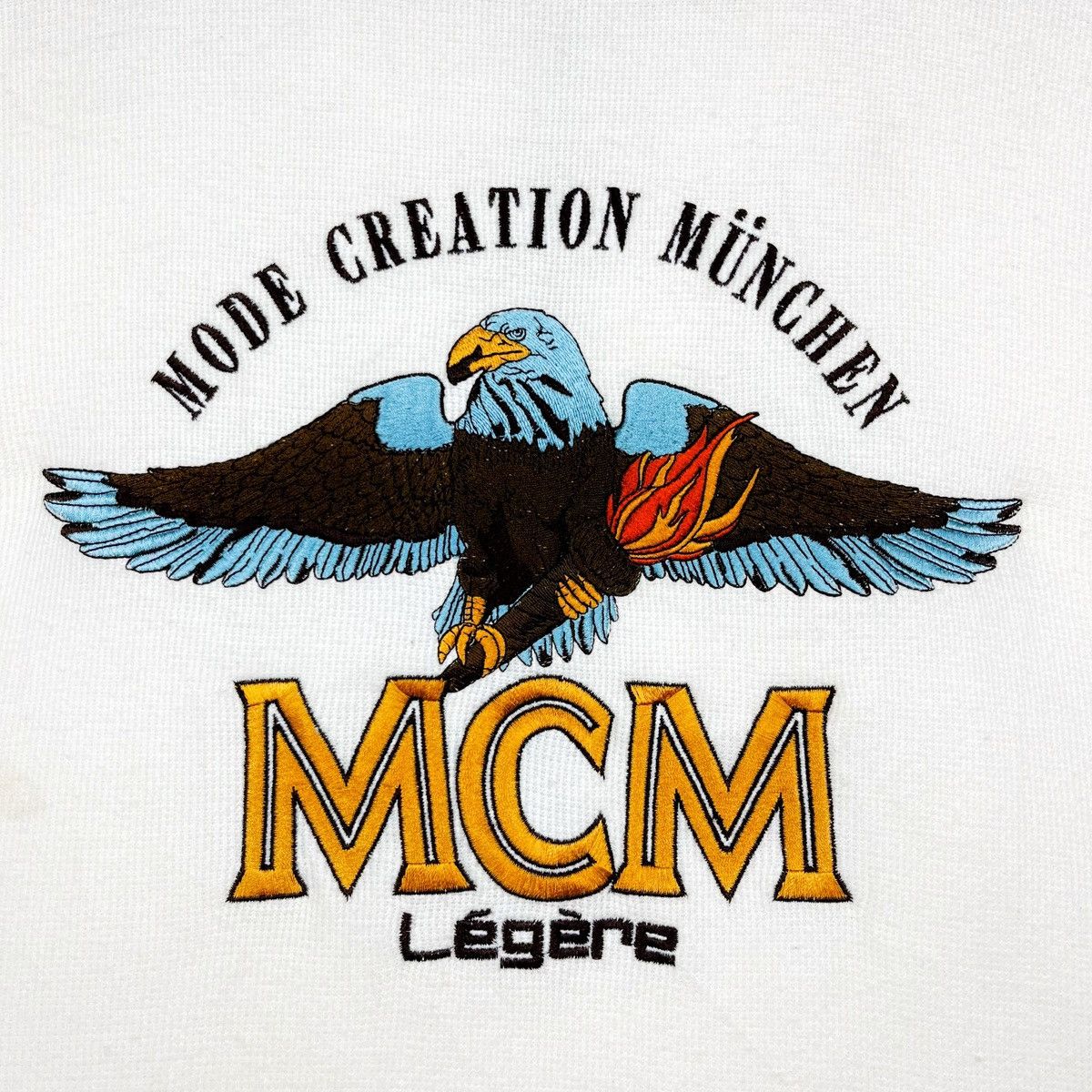 MCM × Vintage Vintage MCM Embroidered Sweatshirt Size US L / EU 52-54 / 3 - 3 Thumbnail