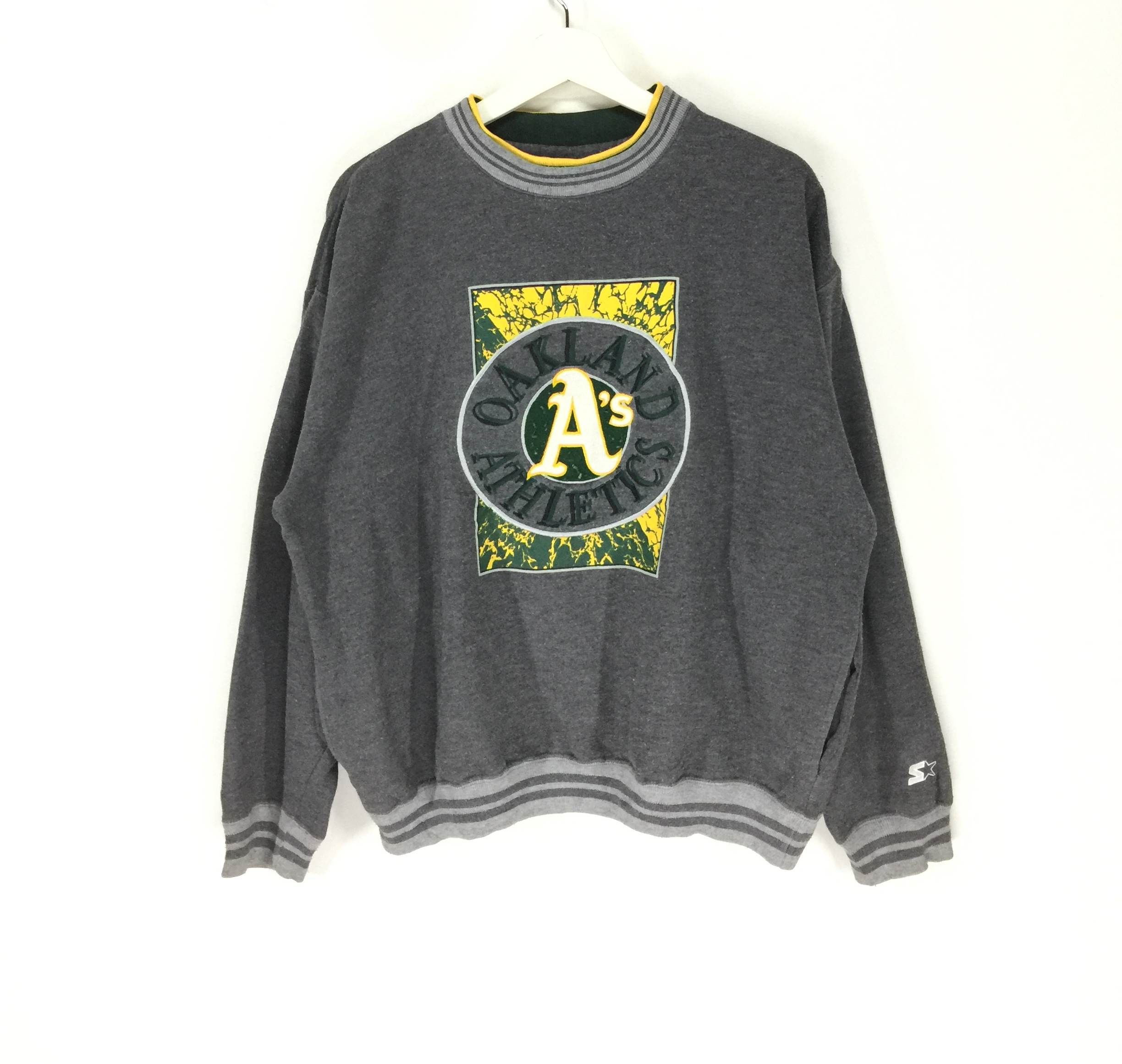 Oakland athletic the A's embroidered logo vtg 90s sweatshirt