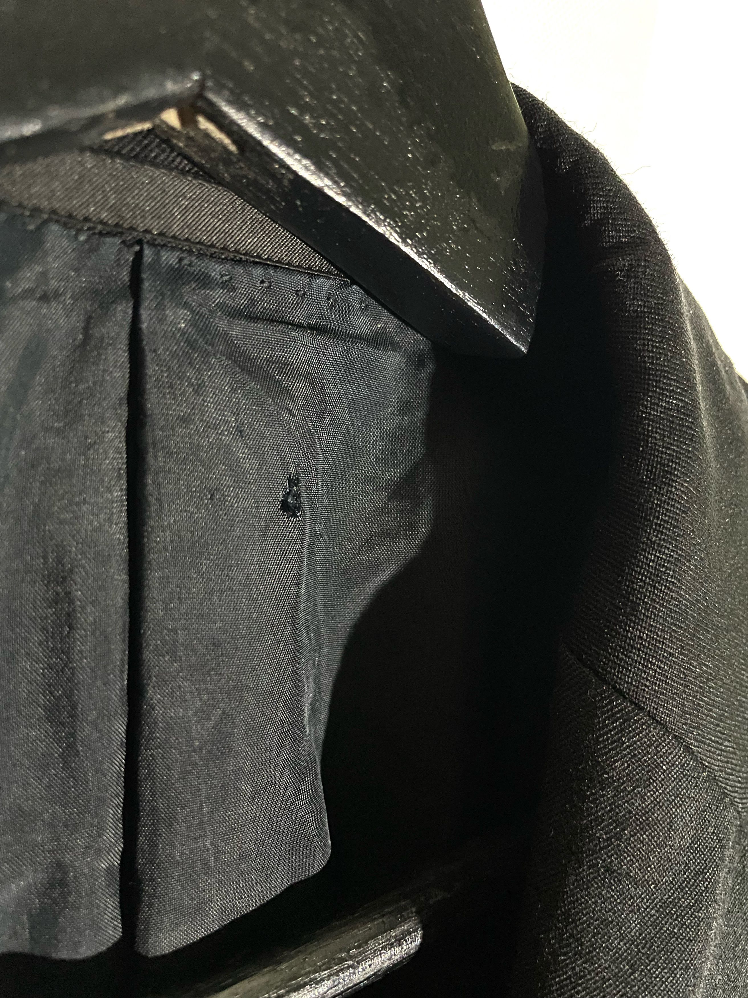 Ermenegildo Zegna × Z Zegna Zegna Black Classic Wool Slim Blazer Jacket Size 48R Mexico Size 48R - 9 Thumbnail