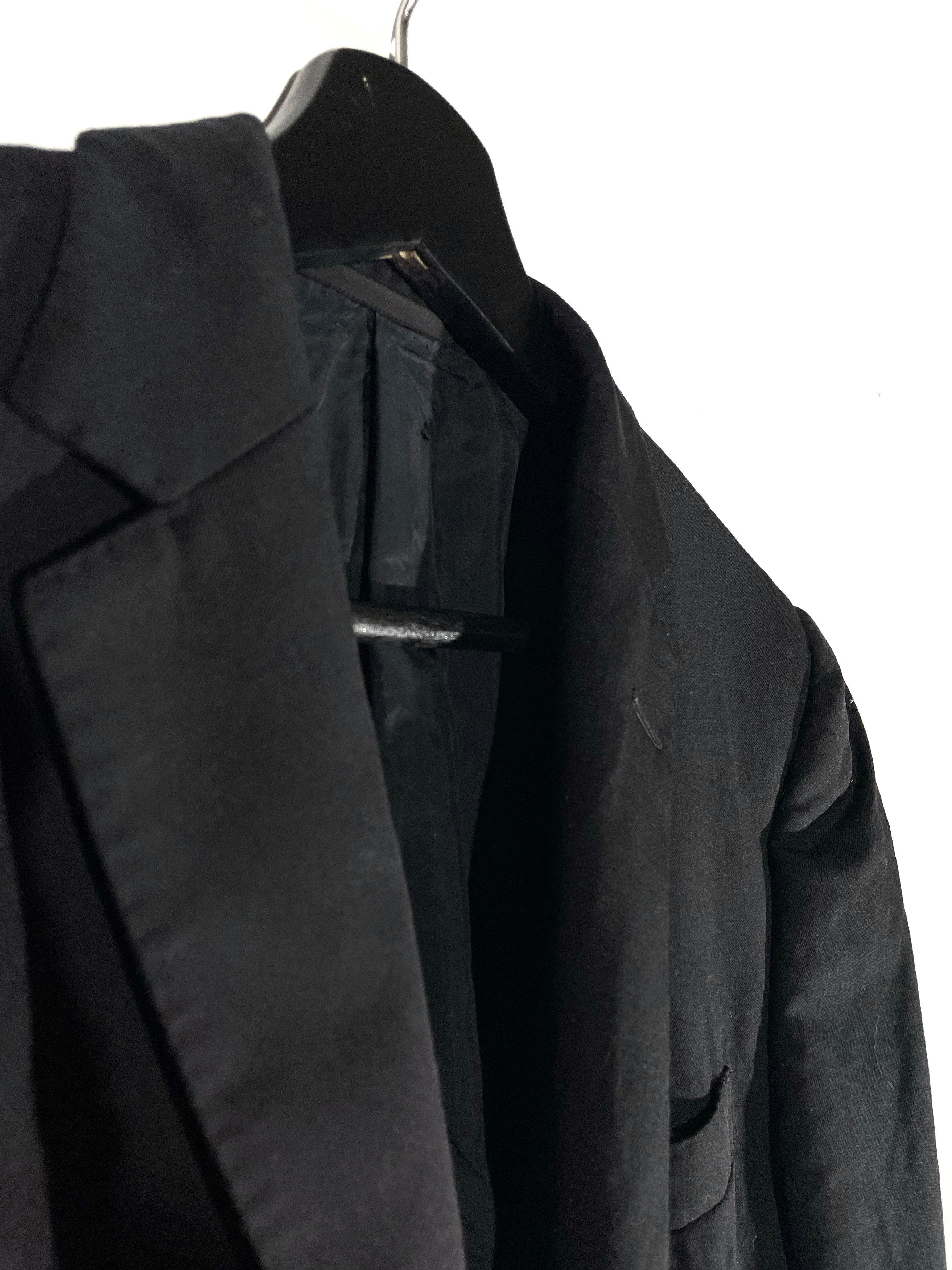 Ermenegildo Zegna × Z Zegna Zegna Black Classic Wool Slim Blazer Jacket Size 48R Mexico Size 48R - 4 Thumbnail