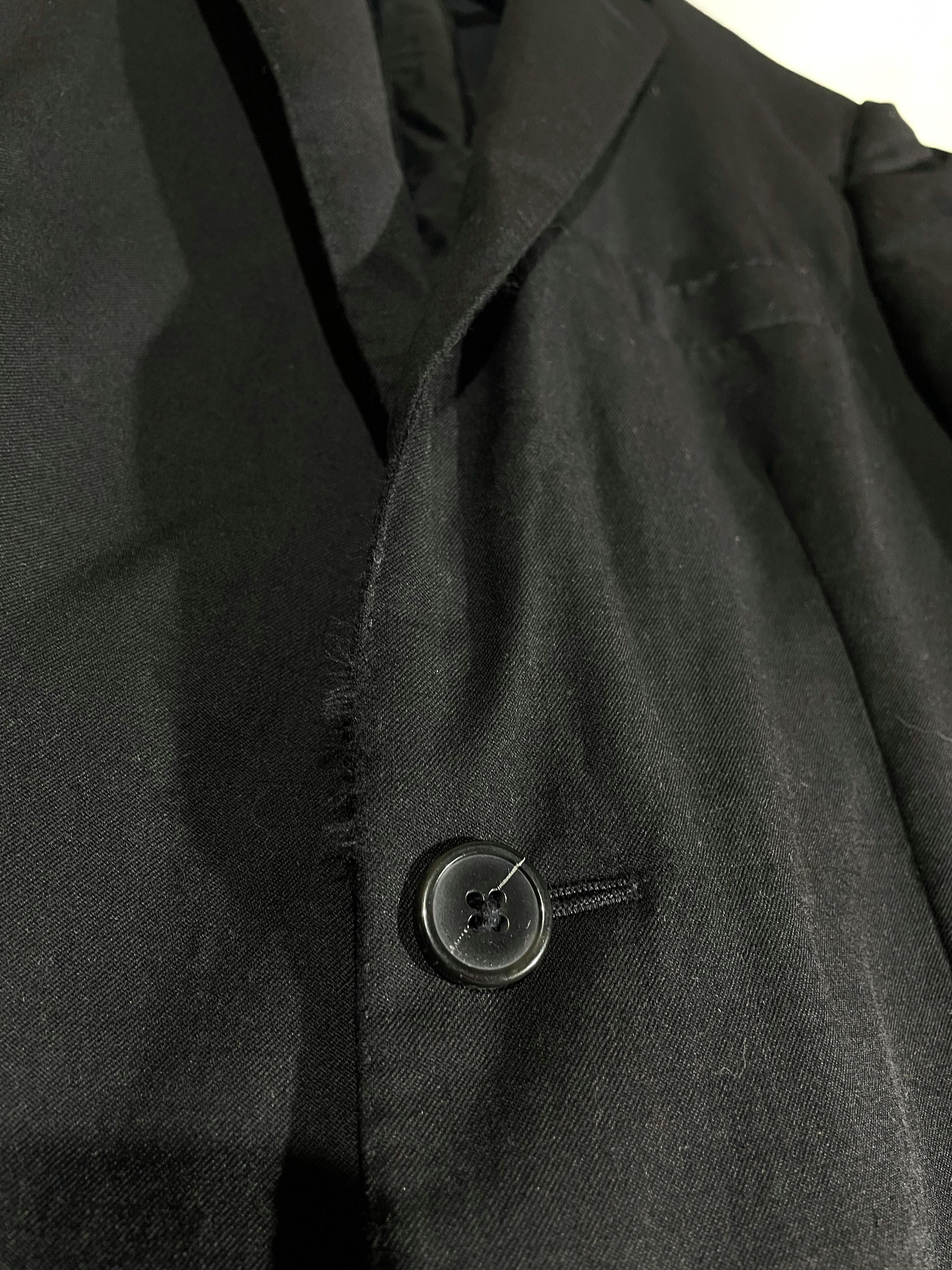 Ermenegildo Zegna × Z Zegna Zegna Black Classic Wool Slim Blazer Jacket Size 48R Mexico Size 48R - 3 Thumbnail