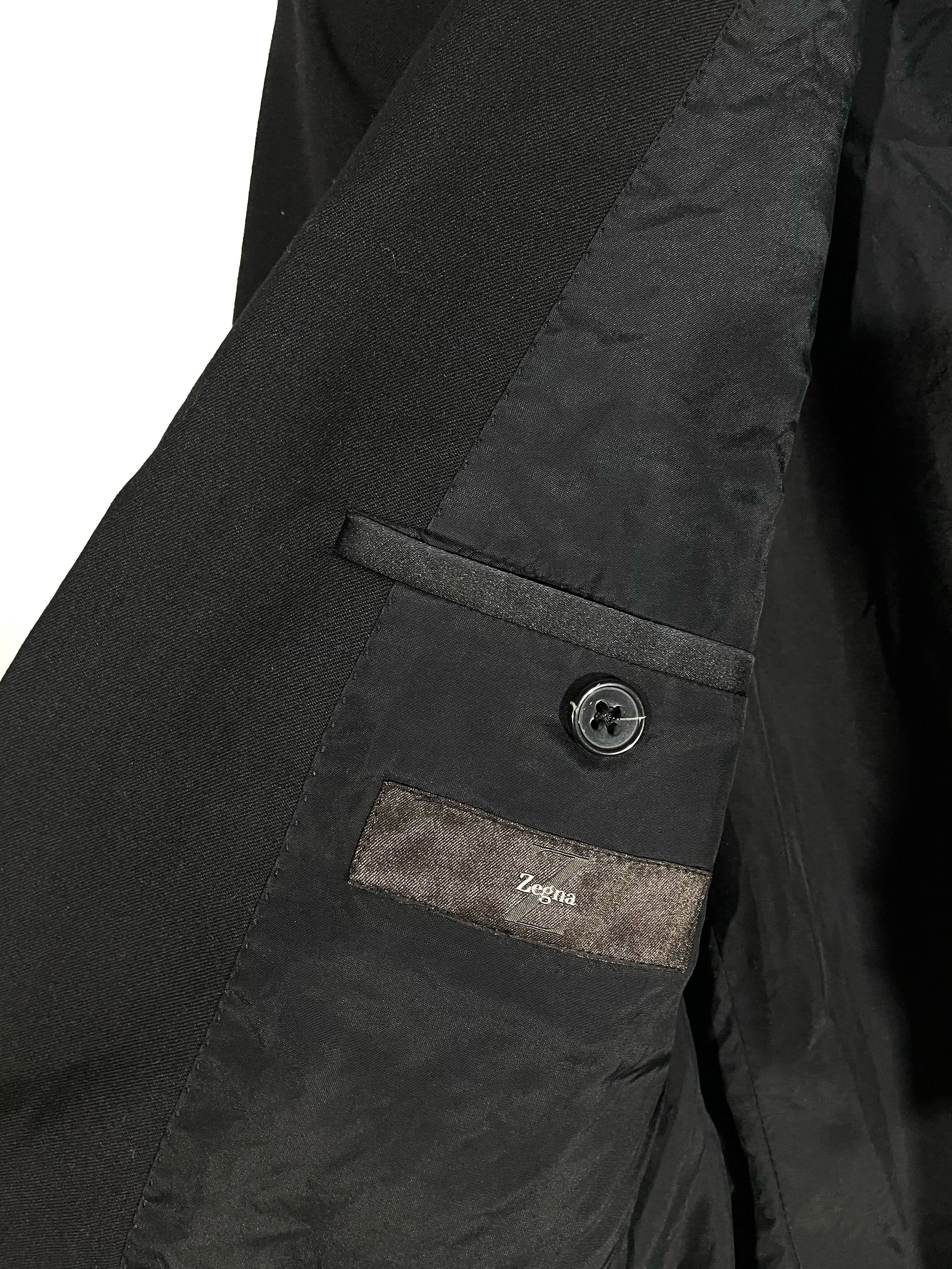Ermenegildo Zegna × Z Zegna Zegna Black Classic Wool Slim Blazer Jacket Size 48R Mexico Size 48R - 5 Thumbnail