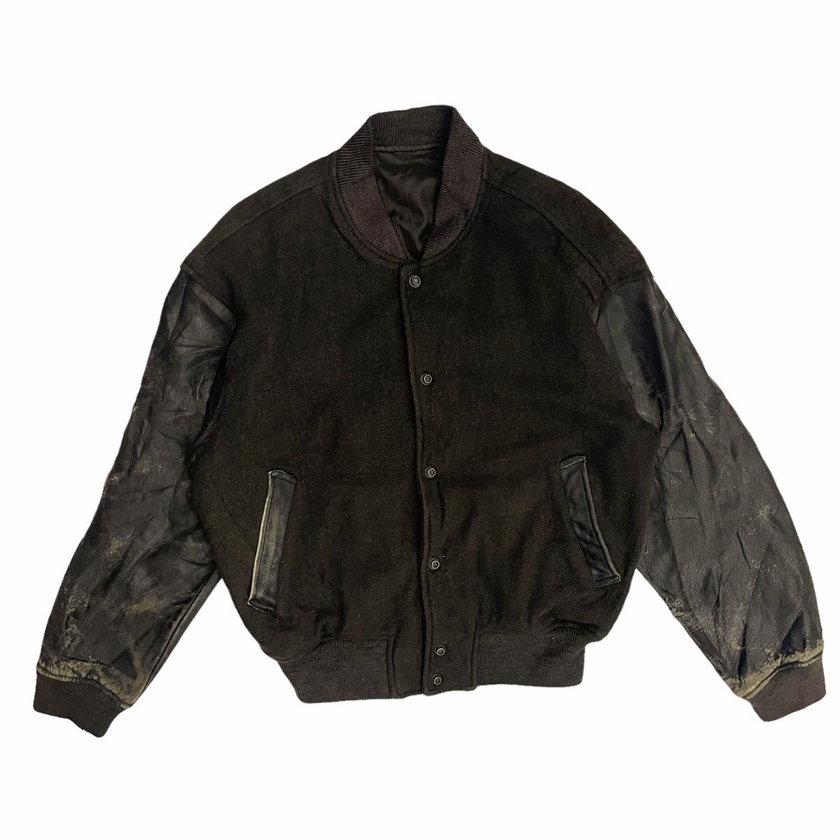 Japanese Brand STEAL💥80s Tenoras Varsity Leather Jacket Size US L / EU 52-54 / 3 - 8 Thumbnail