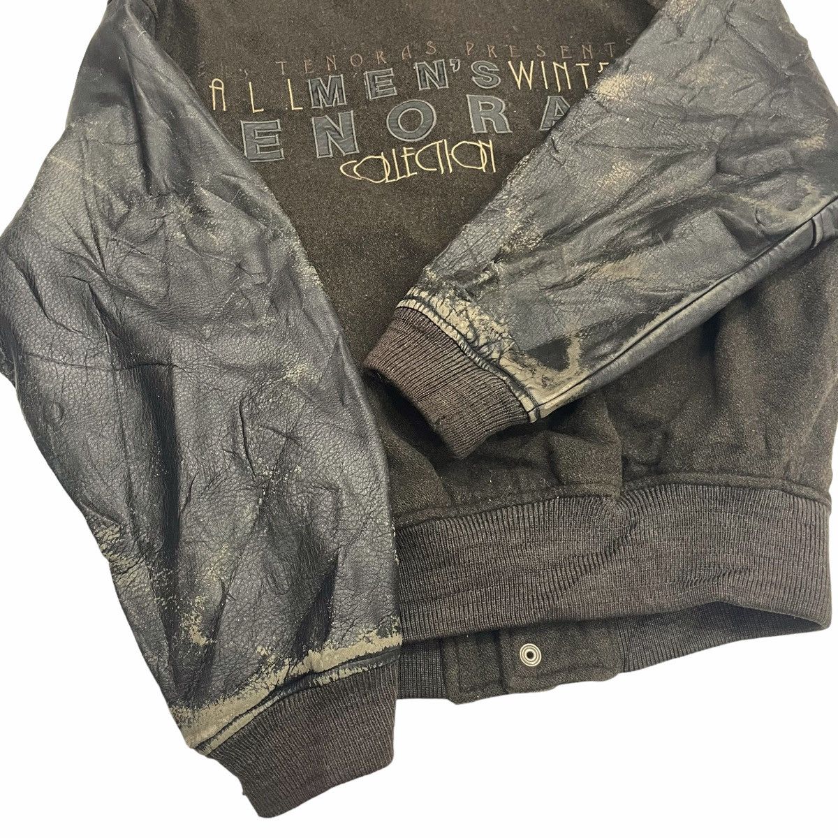 Japanese Brand STEAL💥80s Tenoras Varsity Leather Jacket Size US L / EU 52-54 / 3 - 5 Thumbnail