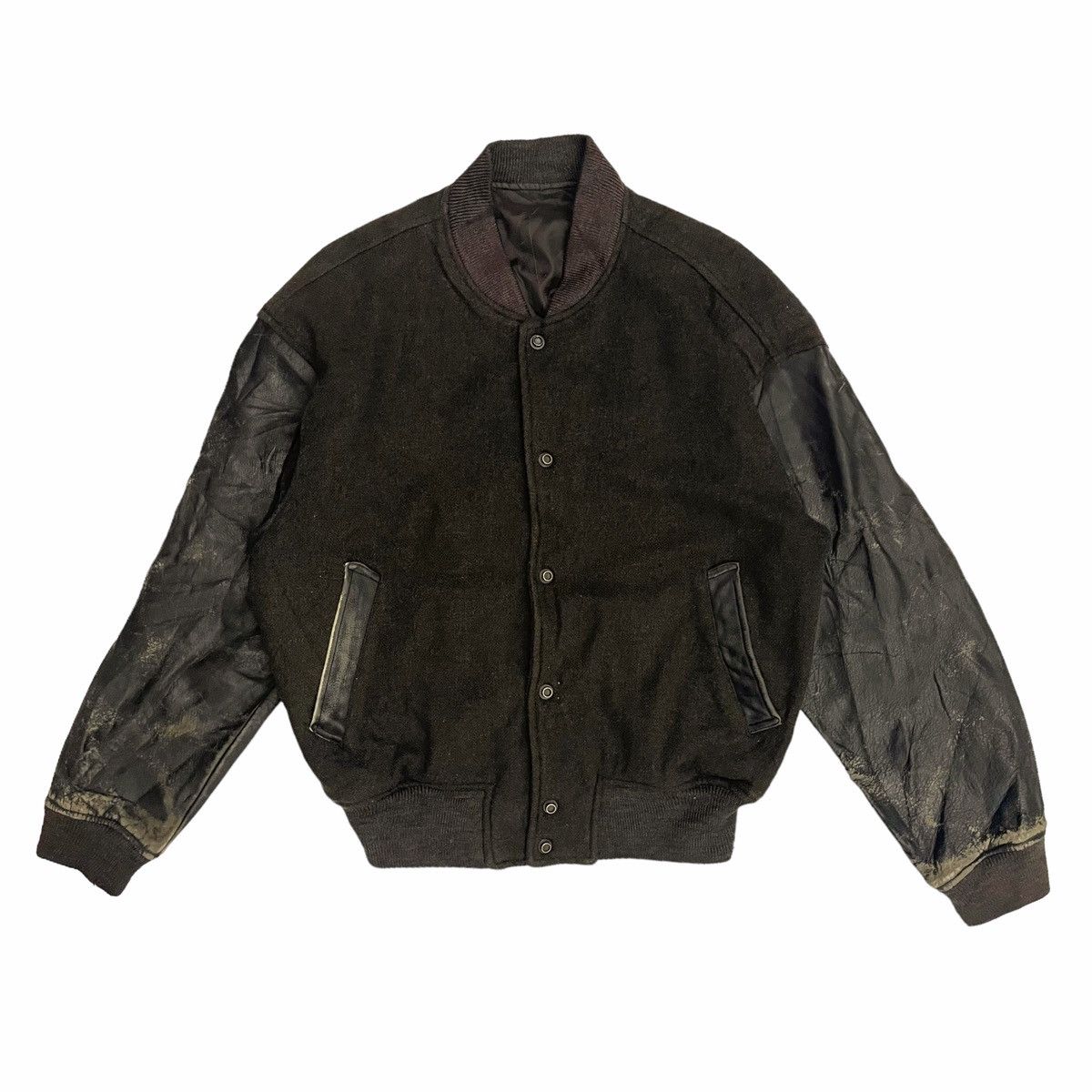 Japanese Brand STEAL💥80s Tenoras Varsity Leather Jacket Size US L / EU 52-54 / 3 - 6 Thumbnail