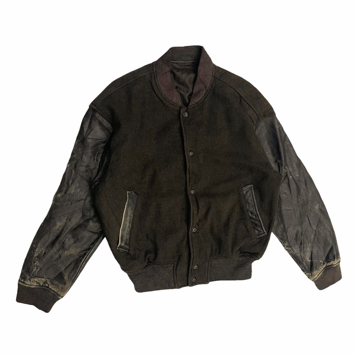 Japanese Brand STEAL💥80s Tenoras Varsity Leather Jacket Size US L / EU 52-54 / 3 - 7 Thumbnail