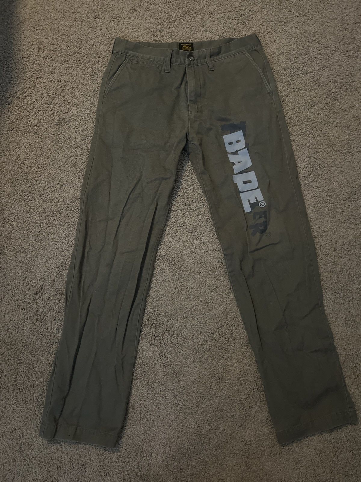 BAPE x CDG Tapered Easy Pants Pants Beige