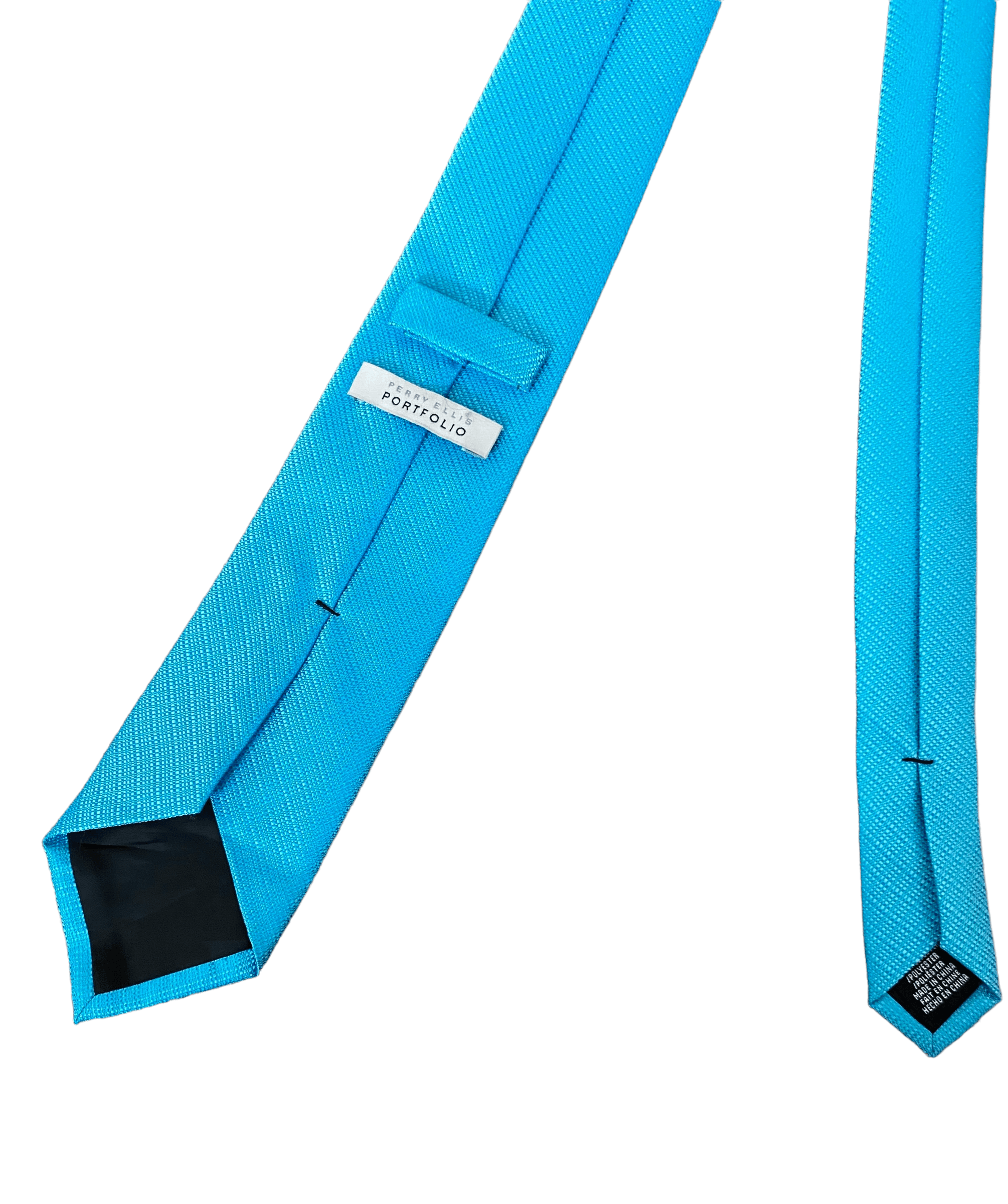Perry Ellis Perry Ellis portfolio baby blue tie Size ONE SIZE - 3 Thumbnail