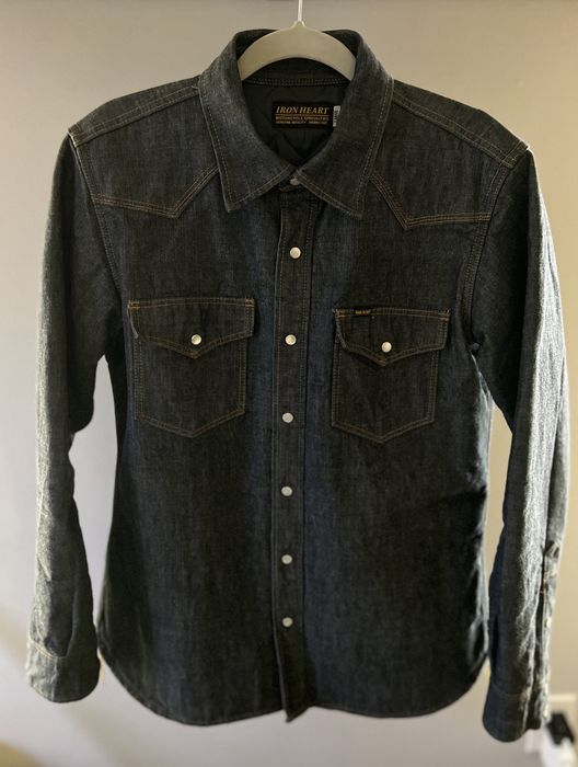Iron Heart Quilted Chambray Grailed