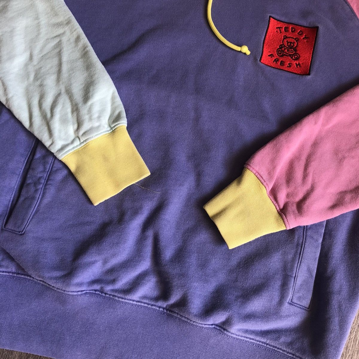 Teddy Fresh Teddy Fresh OG Color Block Pastel Patch Logo Hoodie Size US S / EU 44-46 / 1 - 5 Thumbnail