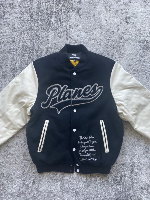 Paper Planes Paper Planes Varsity Jacket | Grailed