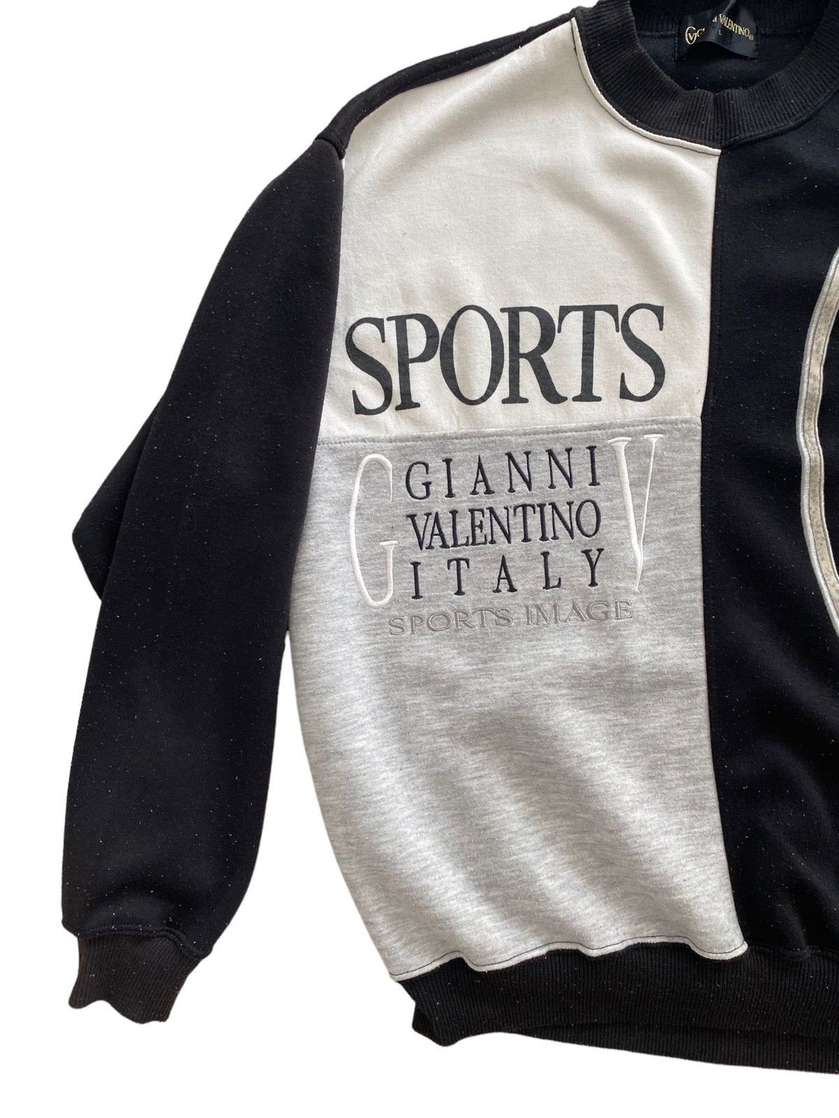Gianni Valentino 🇮🇹 Vintage Big Logo Sweatshirt Gianni Valentino Sport Italy Size US L / EU 52-54 / 3 - 11 Thumbnail