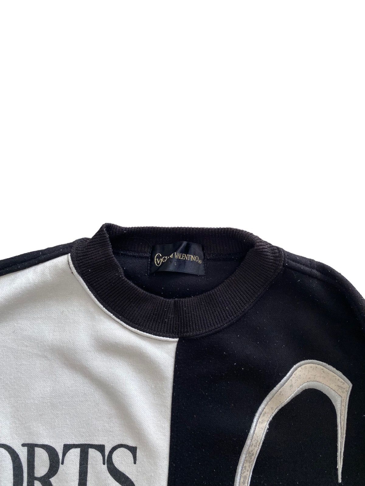 Gianni Valentino 🇮🇹 Vintage Big Logo Sweatshirt Gianni Valentino Sport Italy Size US L / EU 52-54 / 3 - 9 Thumbnail