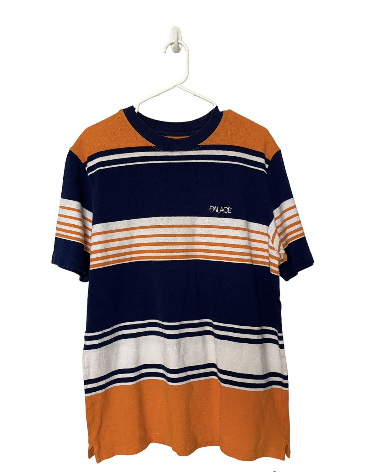 Palace striped shirt white orange