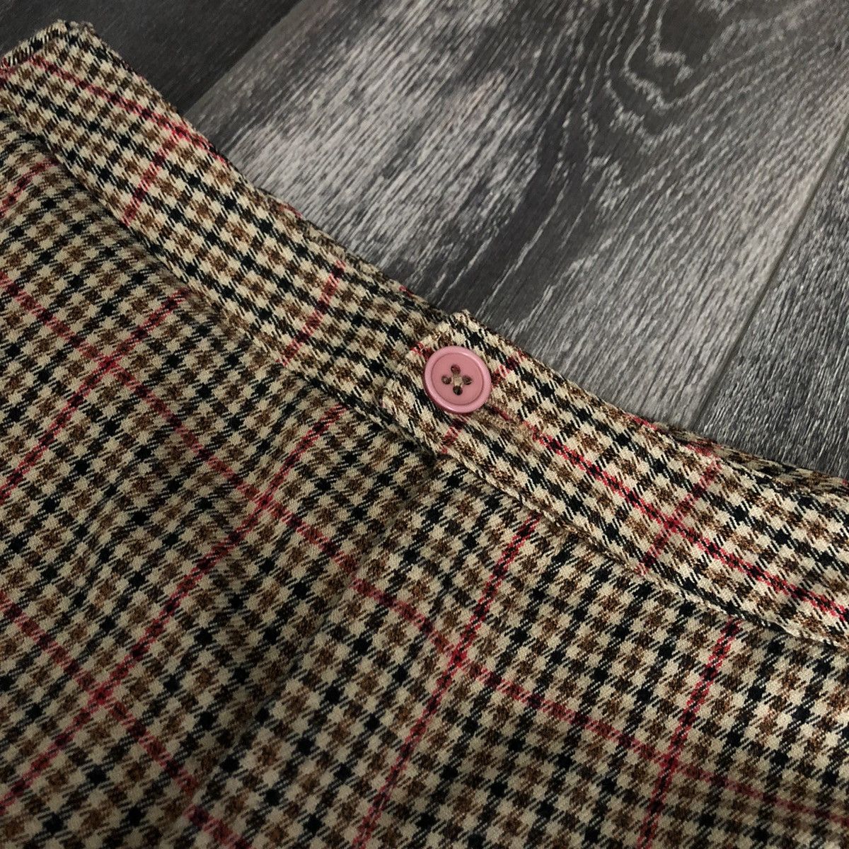Pacsun Vintage Brandy Melville John Galt Plaid Check Ladies Pants Size 26" / US 2 / IT 38 - 2 Thumbnail