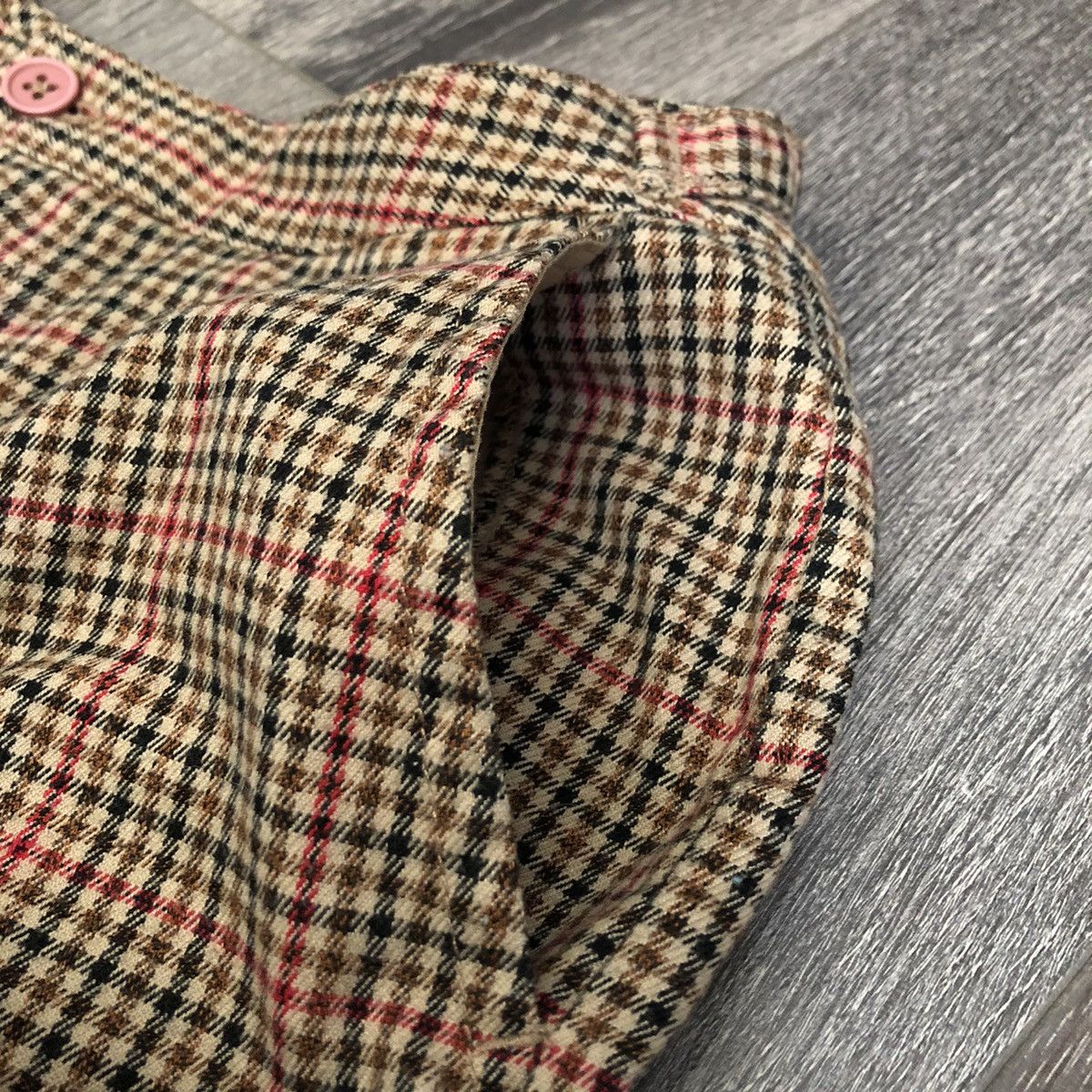 Pacsun Vintage Brandy Melville John Galt Plaid Check Ladies Pants Size 26" / US 2 / IT 38 - 6 Thumbnail