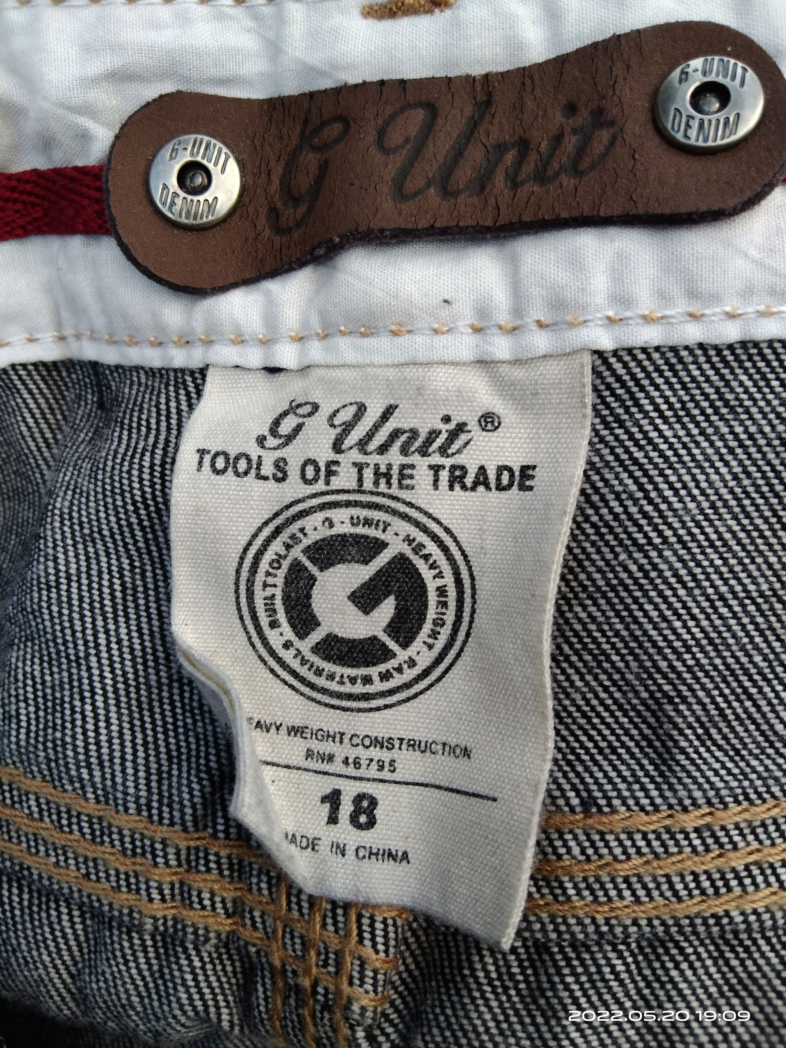 Japanese Brand WIDE PANTS G UNIT EAGLE PRINT ART DENIM Size US 30 / EU 46 - 7 Thumbnail