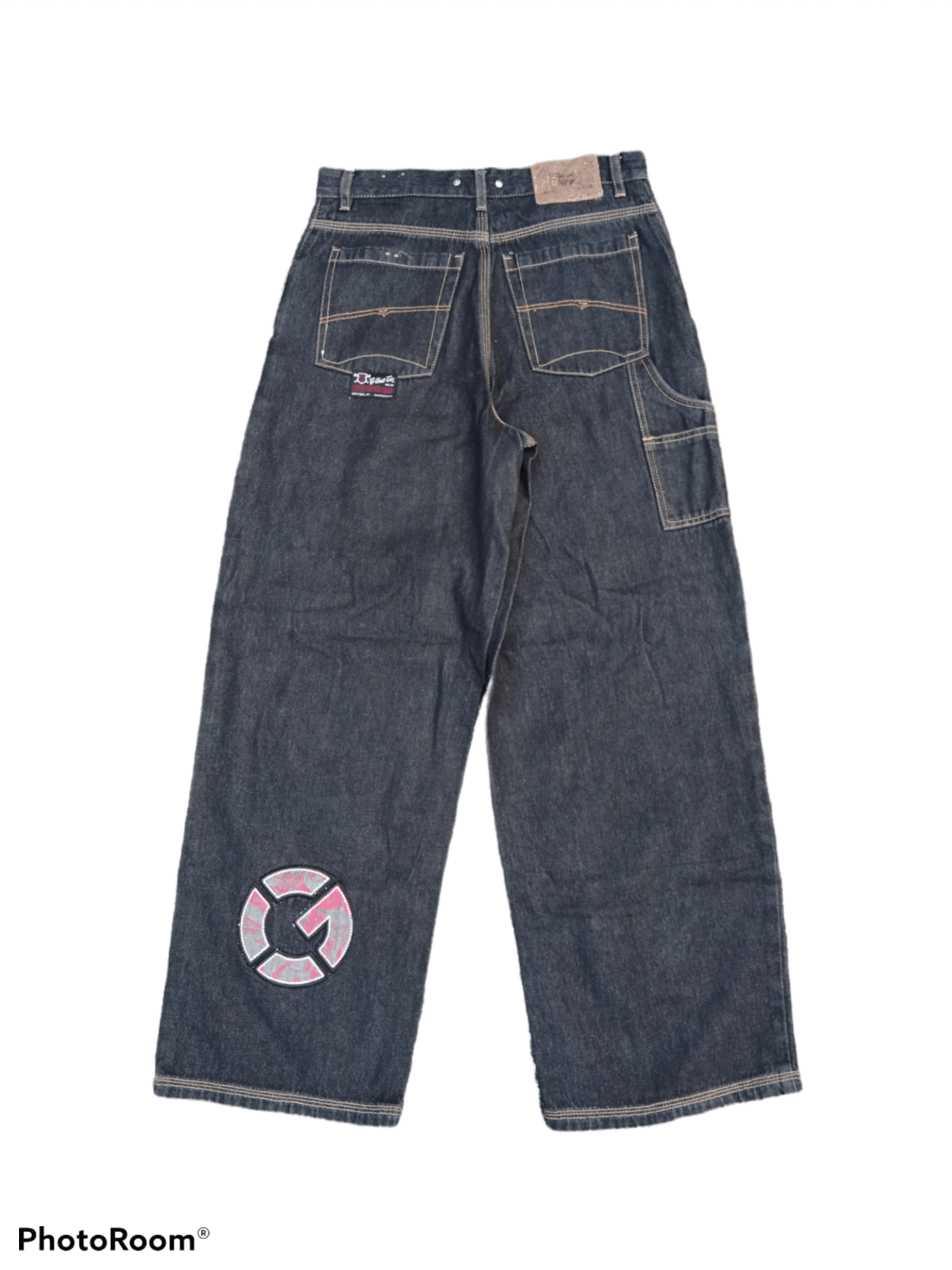 Japanese Brand WIDE PANTS G UNIT EAGLE PRINT ART DENIM Size US 30 / EU 46 - 2 Thumbnail