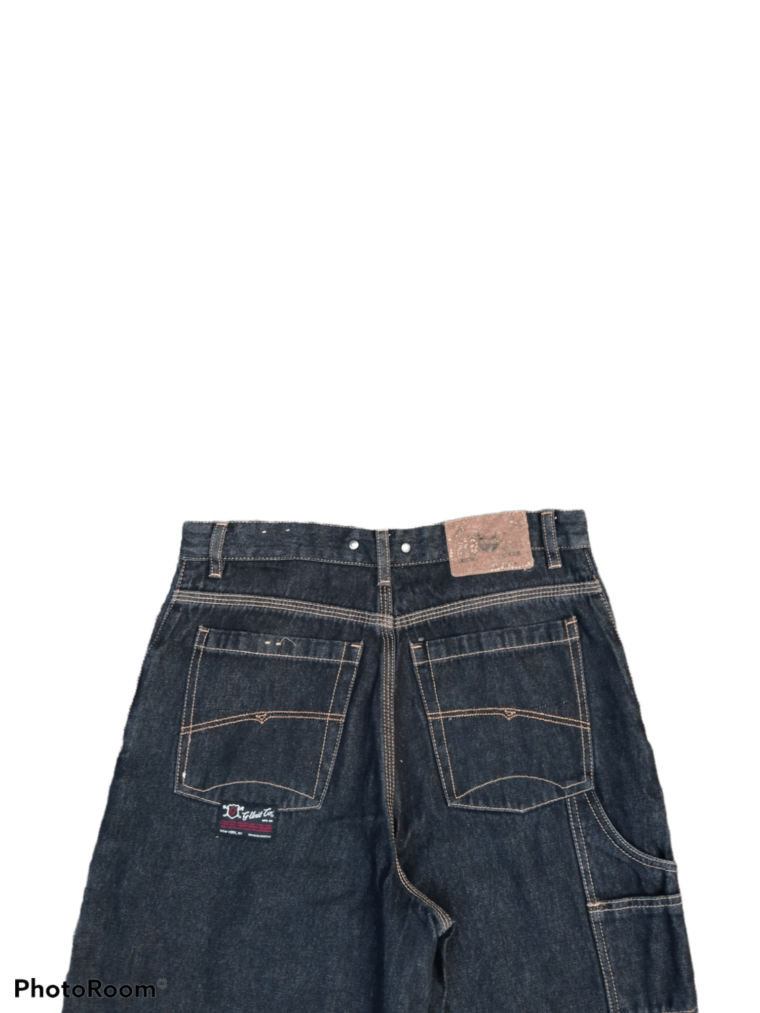 Japanese Brand WIDE PANTS G UNIT EAGLE PRINT ART DENIM Size US 30 / EU 46 - 4 Thumbnail