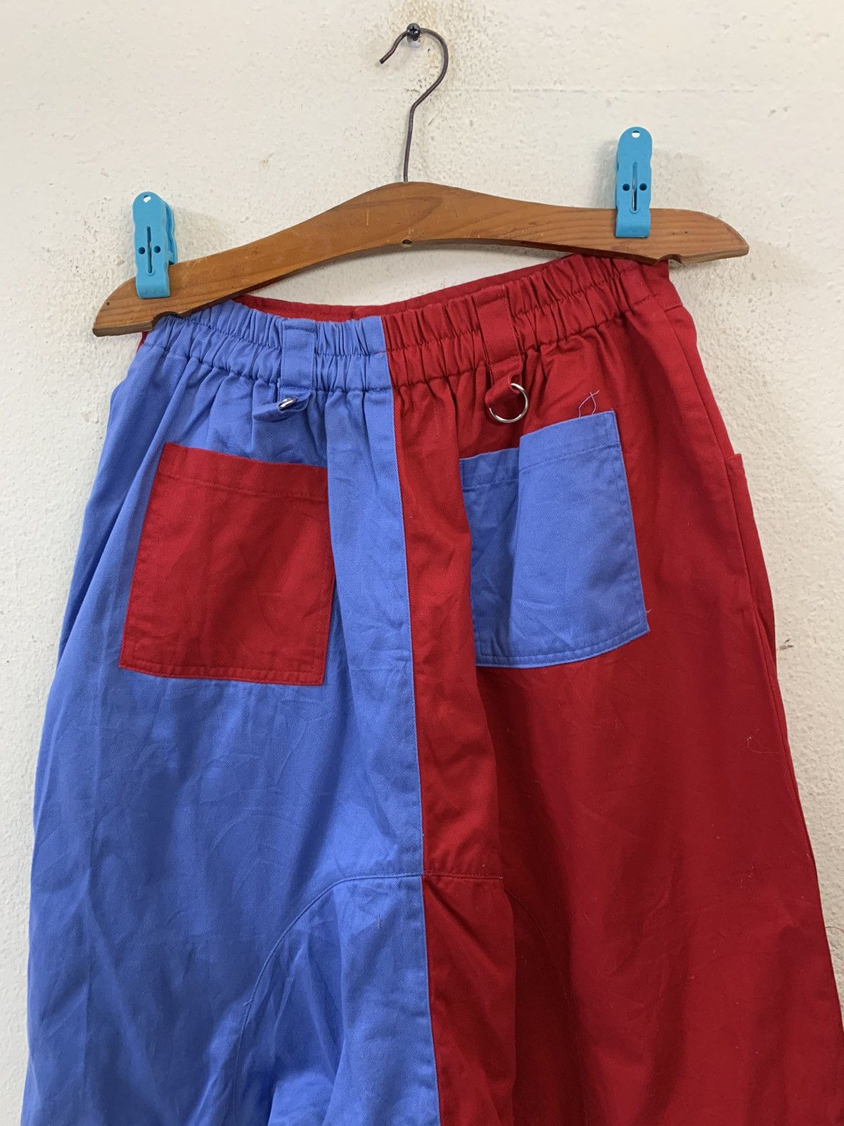 Japanese Brand Monster Gums Color Block Baggy Pants Size US 29 - 10 Thumbnail