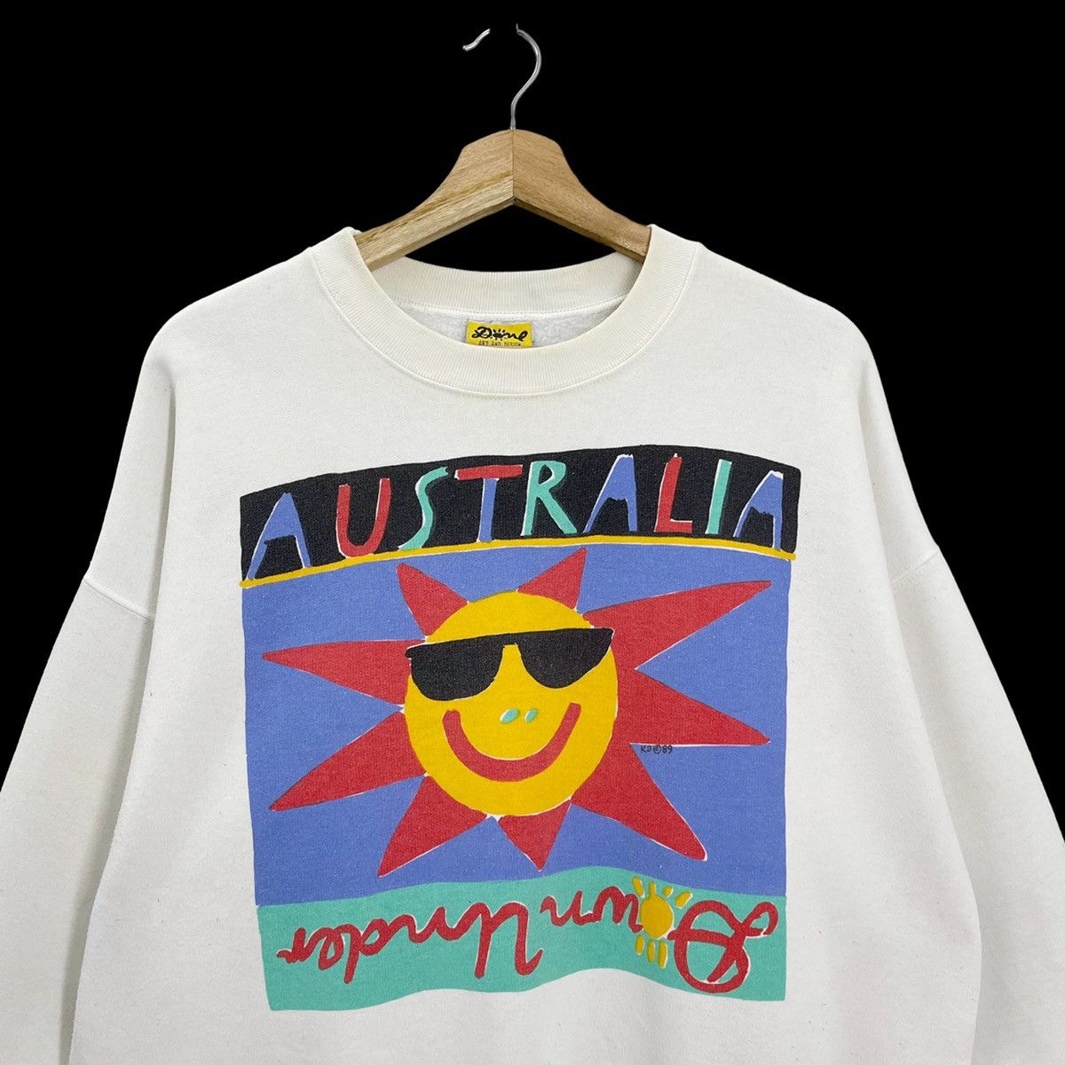 Quiksilver Vintage 90s Ken Done Big Logo Crewneck Sweatshirt Size M Size US M / EU 48-50 / 2 - 4 Thumbnail