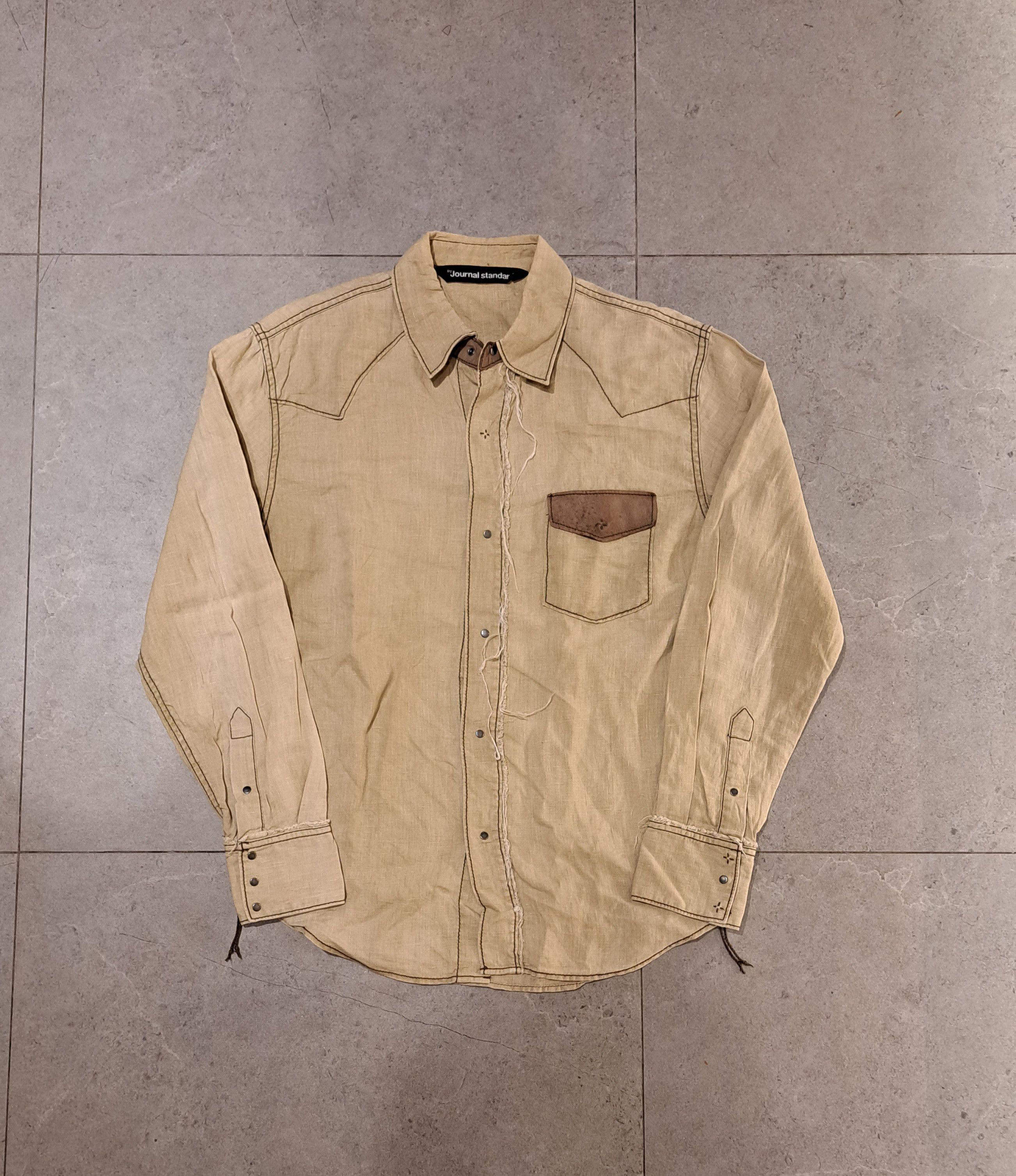 Journal Standard Journal Standard Linen Shirt Grailed
