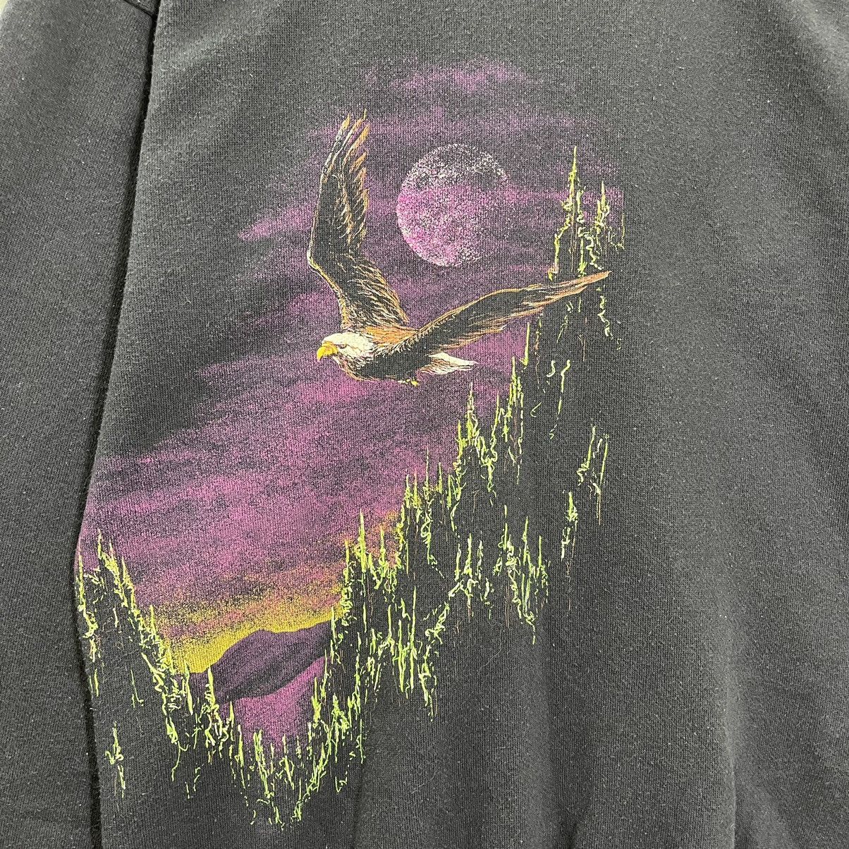 Harley Davidson × Vintage Vintage 90s Hazelwood Eagle Art Crewneck Sweatshirt Size M Size US M / EU 48-50 / 2 - 9 Thumbnail