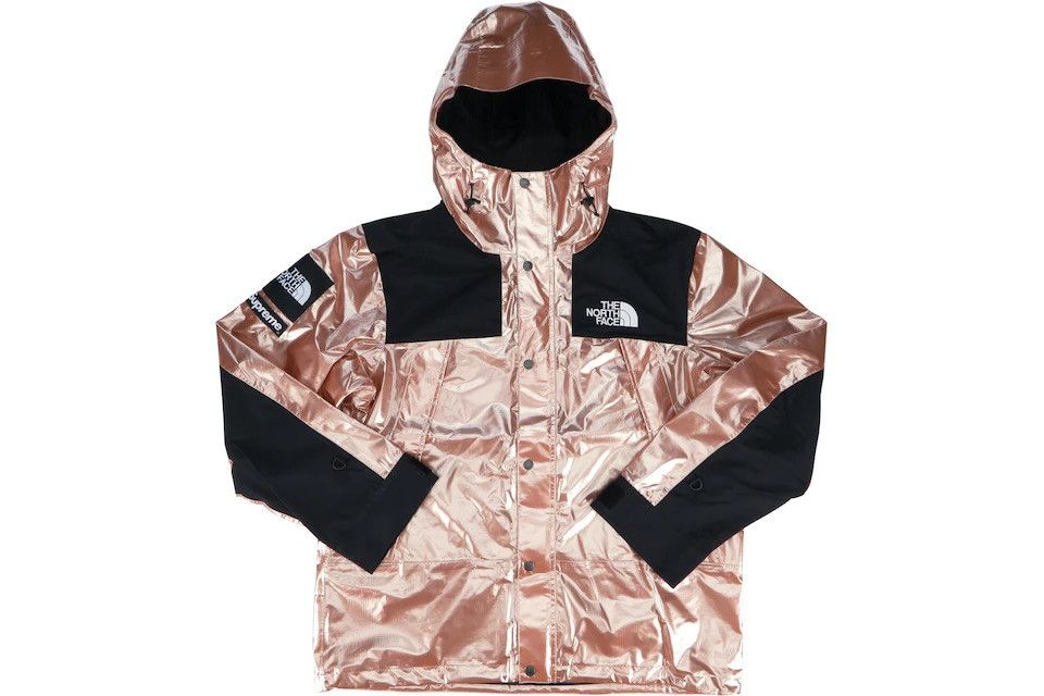 Supreme × The North Face Rose Gold Metallic Mountain Jacket Size US M / EU 48-50 / 2 - 1 Thumbnail