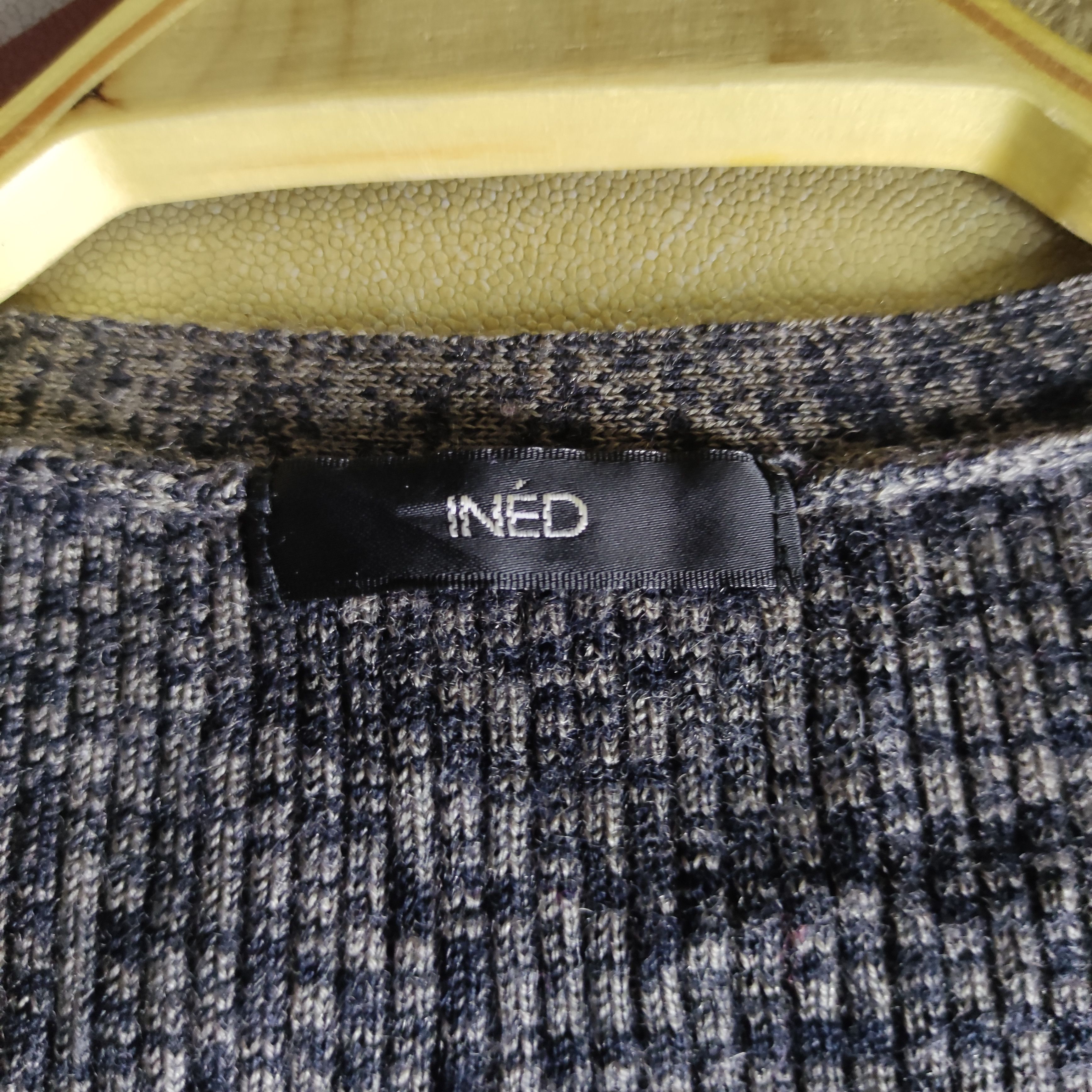 Japanese Brand × Yohji Yamamoto Japanesebrand Ined By YOHJIYAMAMOTO Wool Sweater Size XS / US 0-2 / IT 36-38 - 9 Thumbnail