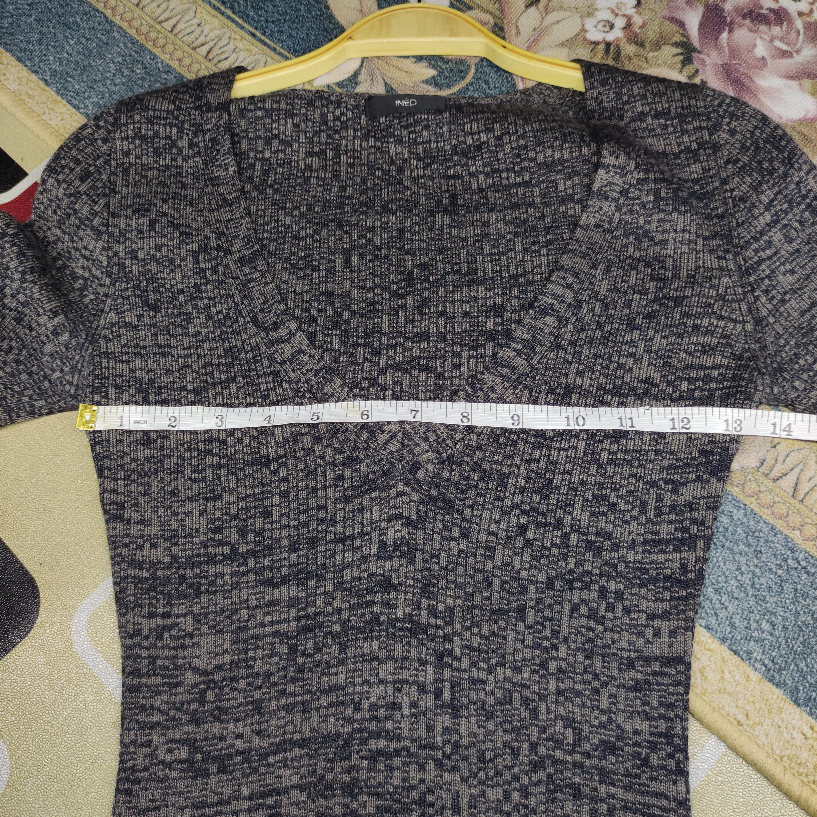 Japanese Brand × Yohji Yamamoto Japanesebrand Ined By YOHJIYAMAMOTO Wool Sweater Size XS / US 0-2 / IT 36-38 - 6 Thumbnail