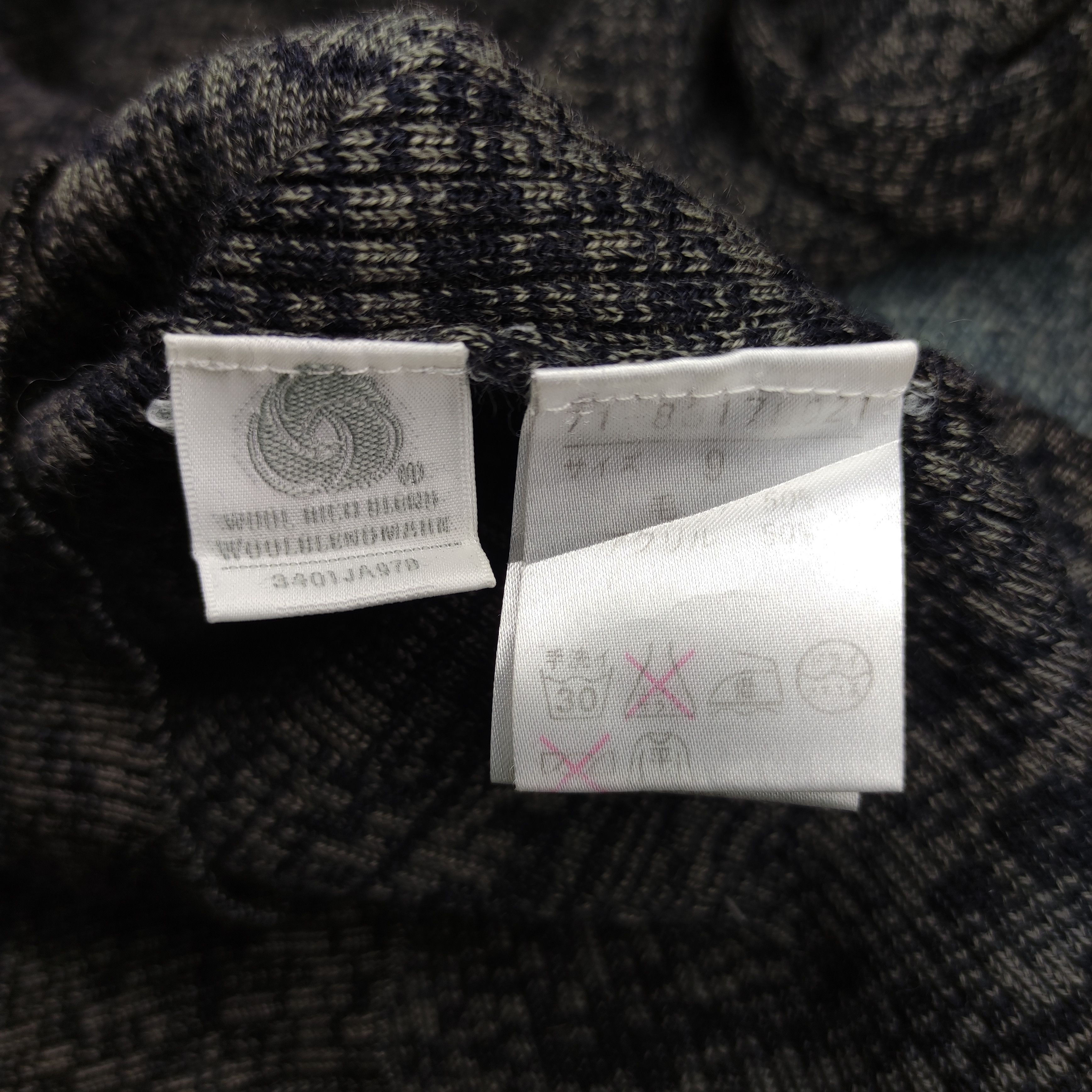 Japanese Brand × Yohji Yamamoto Japanesebrand Ined By YOHJIYAMAMOTO Wool Sweater Size XS / US 0-2 / IT 36-38 - 8 Thumbnail
