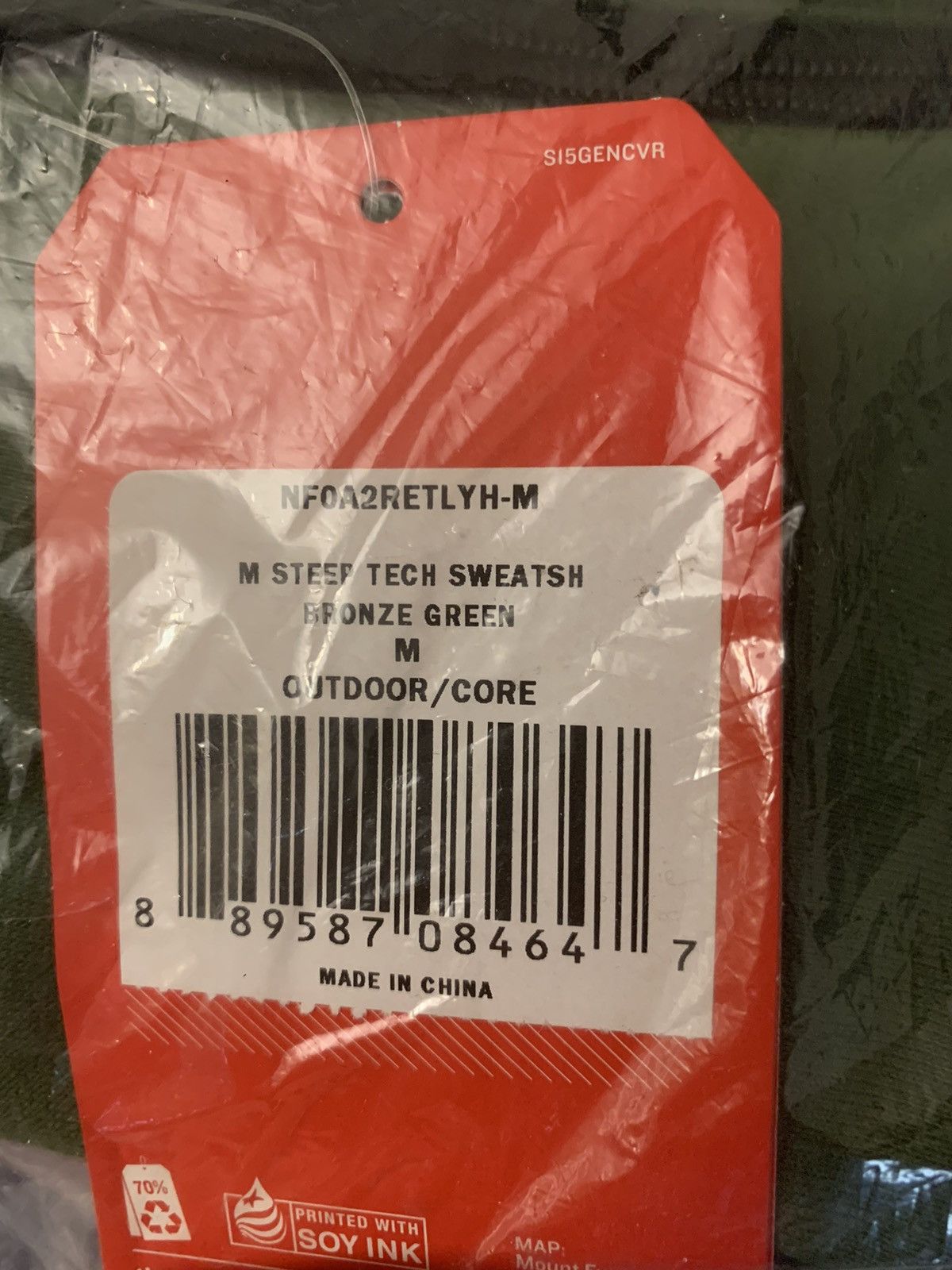 Supreme × The North Face Olive Steep Tech Hoodie Size US M / EU 48-50 / 2 - 4 Thumbnail