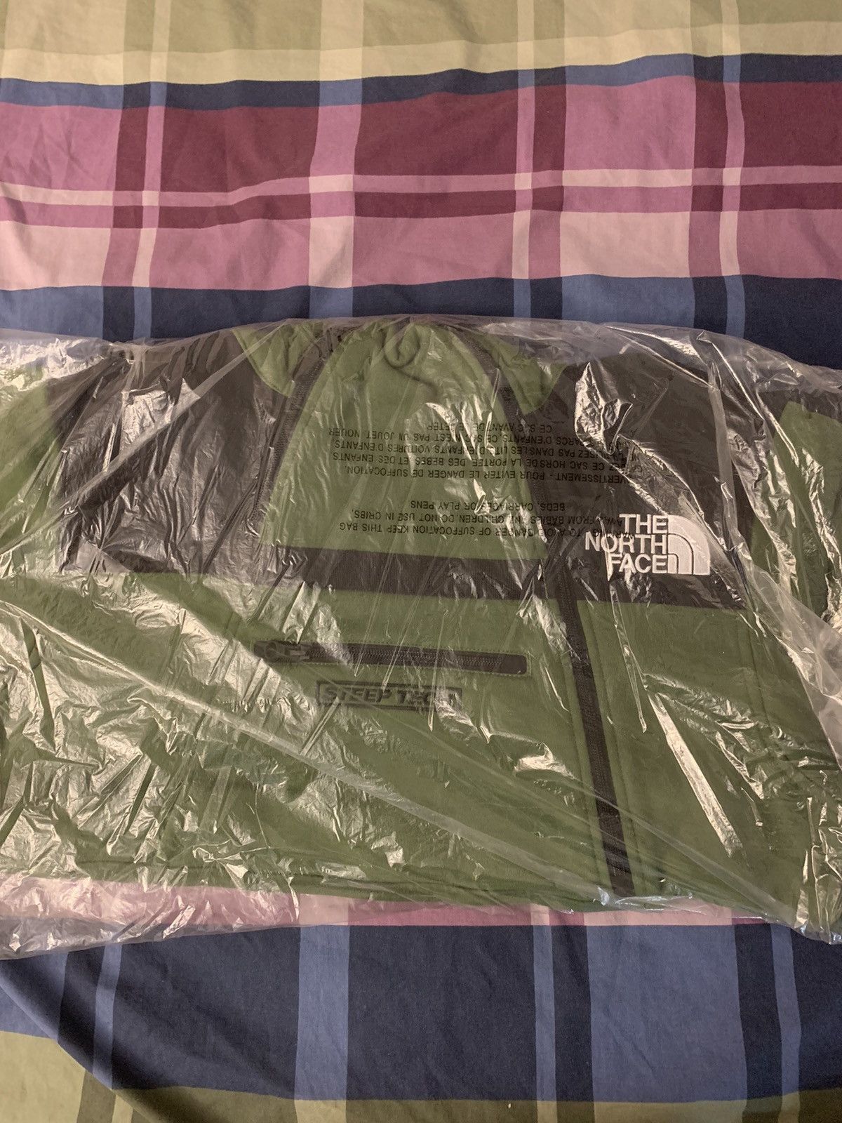Supreme × The North Face Olive Steep Tech Hoodie Size US M / EU 48-50 / 2 - 2 Thumbnail
