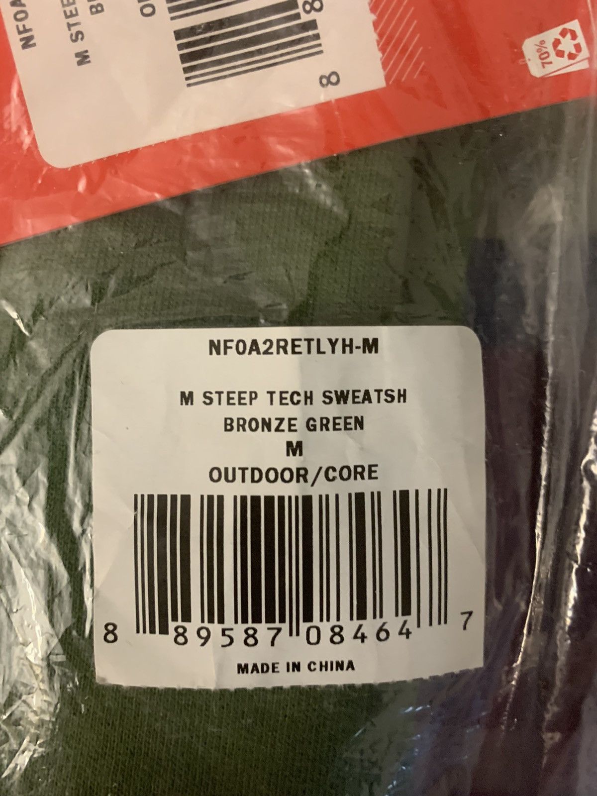 Supreme × The North Face Olive Steep Tech Hoodie Size US M / EU 48-50 / 2 - 3 Thumbnail