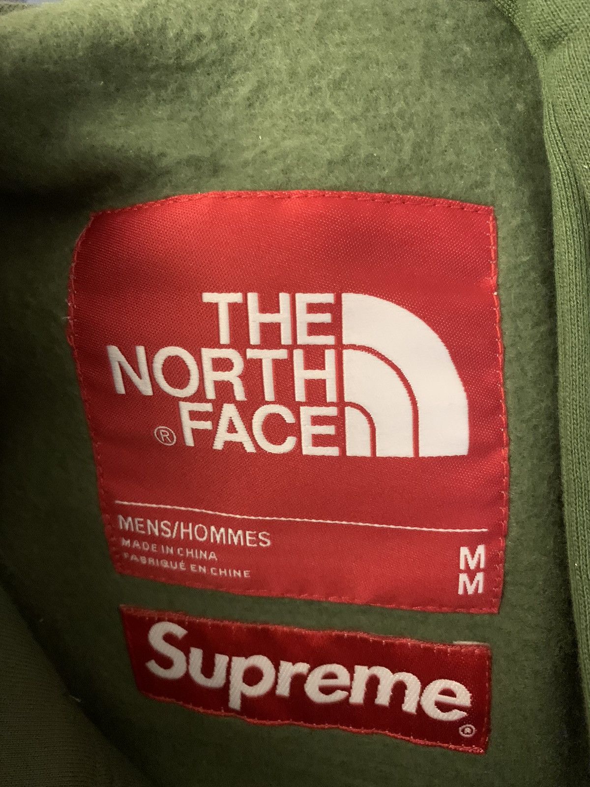Supreme × The North Face Olive Steep Tech Hoodie Size US M / EU 48-50 / 2 - 5 Thumbnail