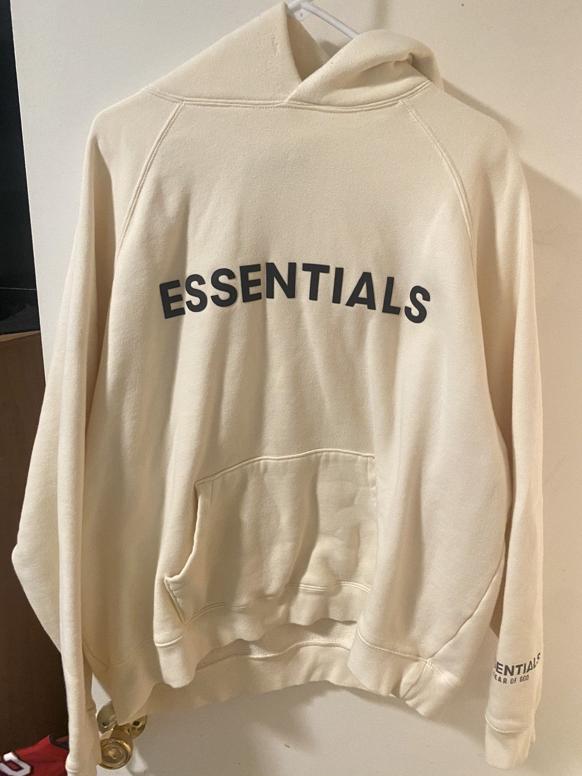 Essentials Fear of God Essentials Buttercream Hoodie | Grailed