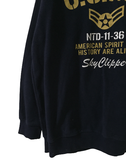 Vintage Vintage La-Fiori U.S.M.A. Anderson Big Size Sweatshirt Size US XXL / EU 58 / 5 - 3 Thumbnail