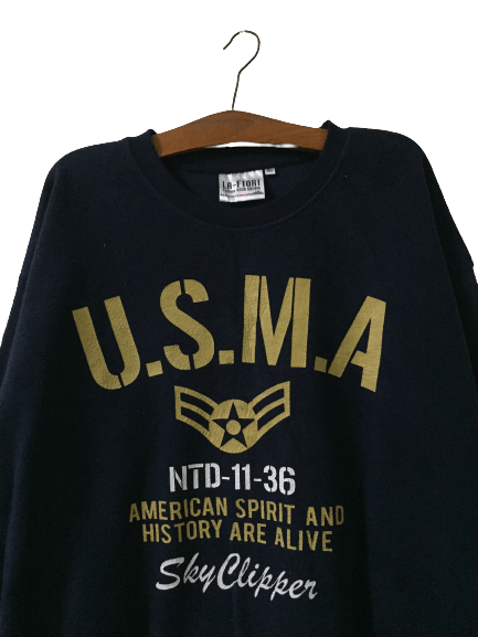 Vintage Vintage La-Fiori U.S.M.A. Anderson Big Size Sweatshirt Size US XXL / EU 58 / 5 - 4 Thumbnail