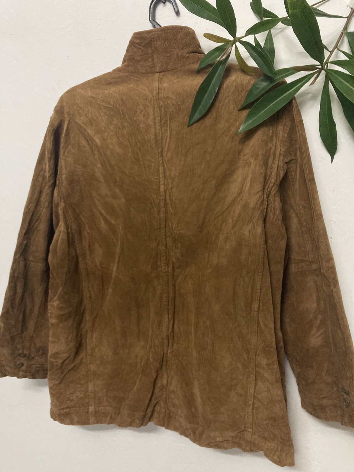 Hai Sporting Gear × Issey Miyake × Japanese Brand Rare Hai Sporting Gear by Issey Miyake Corduroy Coat Jacket Size 40L - 5 Thumbnail
