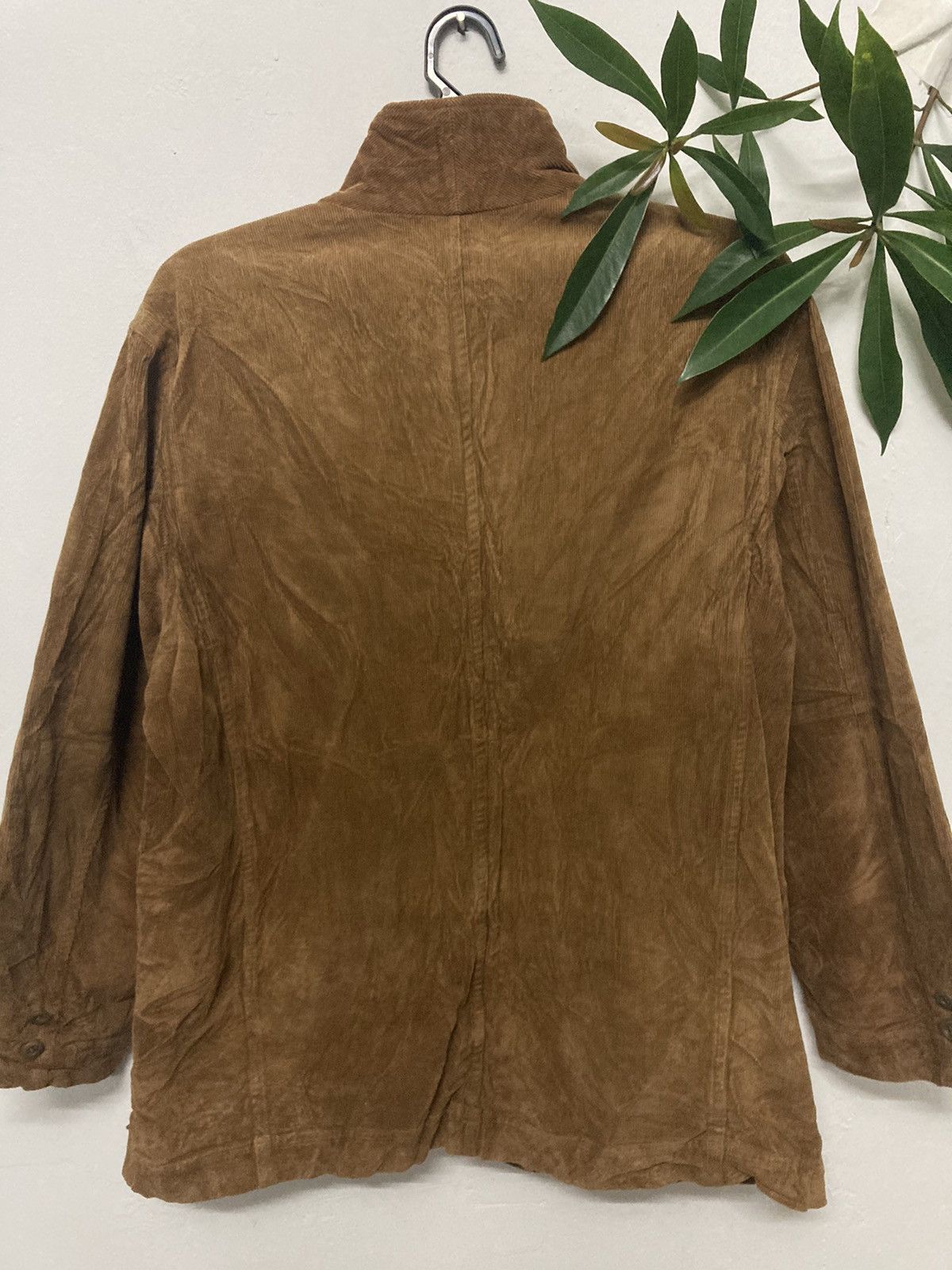 Hai Sporting Gear × Issey Miyake × Japanese Brand Rare Hai Sporting Gear by Issey Miyake Corduroy Coat Jacket Size 40L - 2 Thumbnail