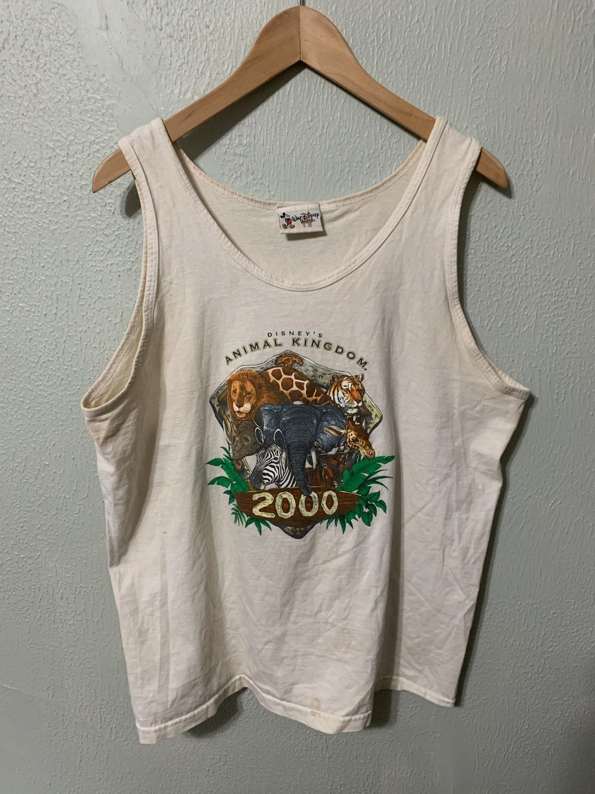 Disney × Vintage Vintage Animal Kingdom tank top Size US XL / EU 56 / 4 - 1 Thumbnail