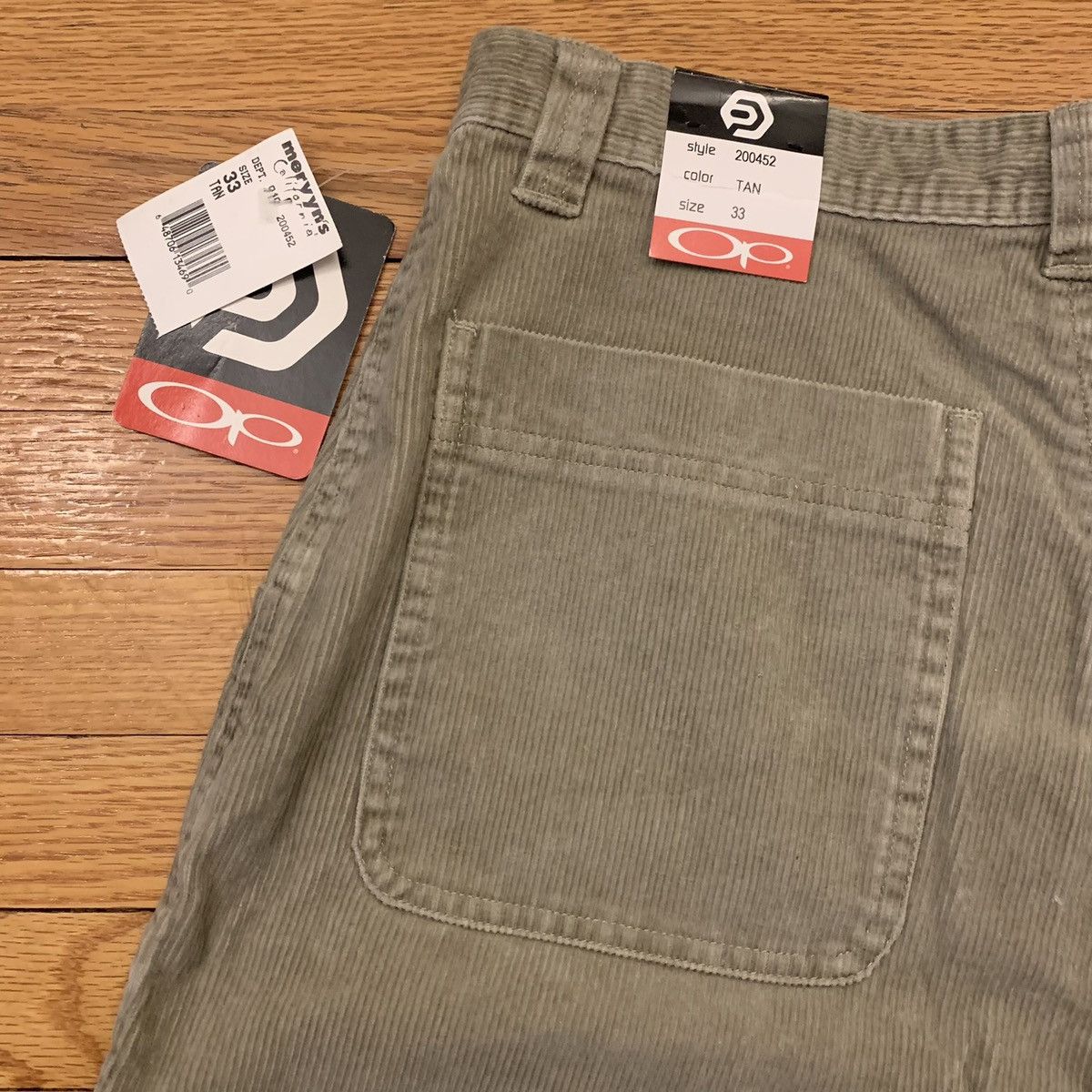 Ocean Pacific × Vintage NWT Vintage OP Ocean Pacific Beige Corduroy Shorts NEW Size US 33 - 5 Thumbnail
