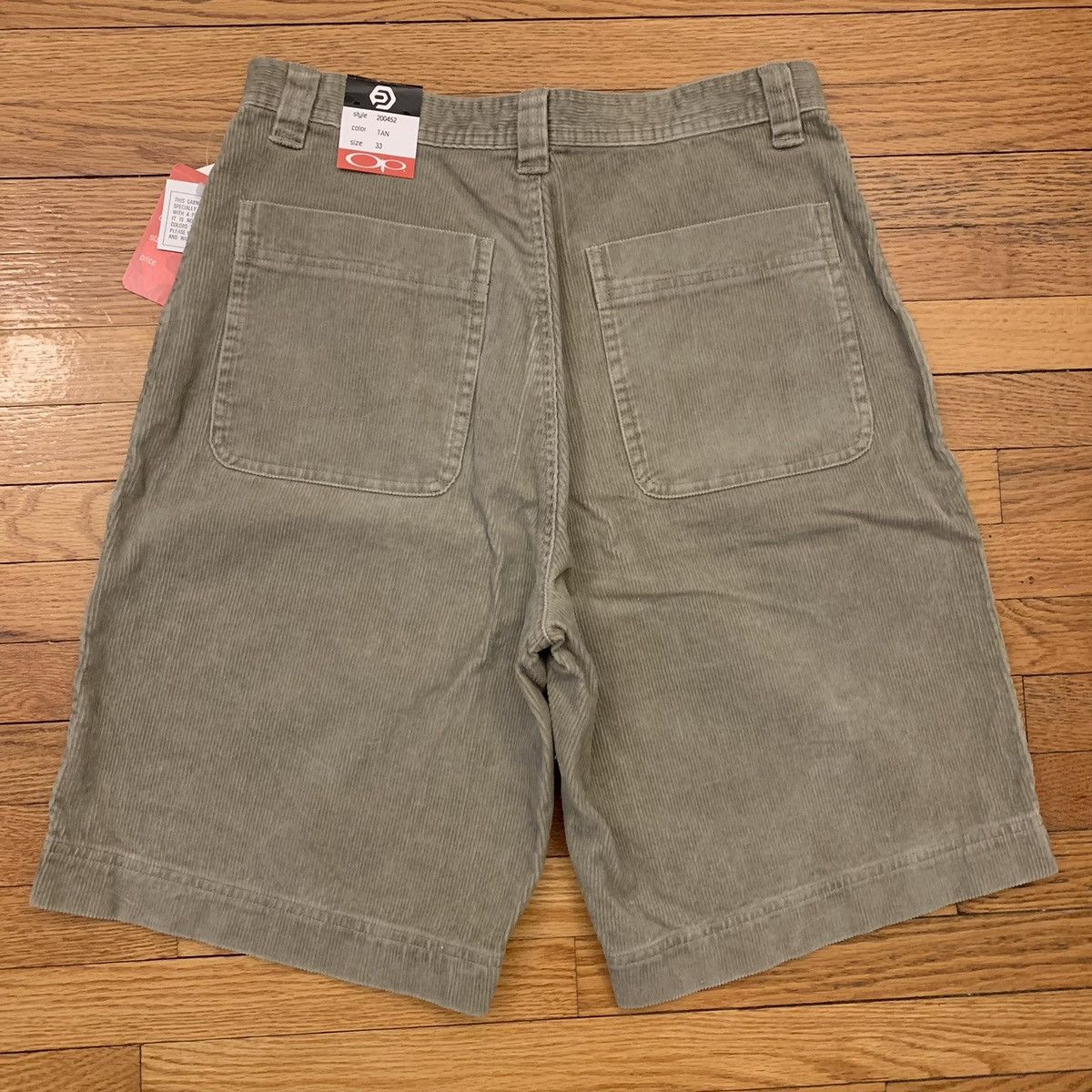 Ocean Pacific × Vintage NWT Vintage OP Ocean Pacific Beige Corduroy Shorts NEW Size US 33 - 4 Thumbnail