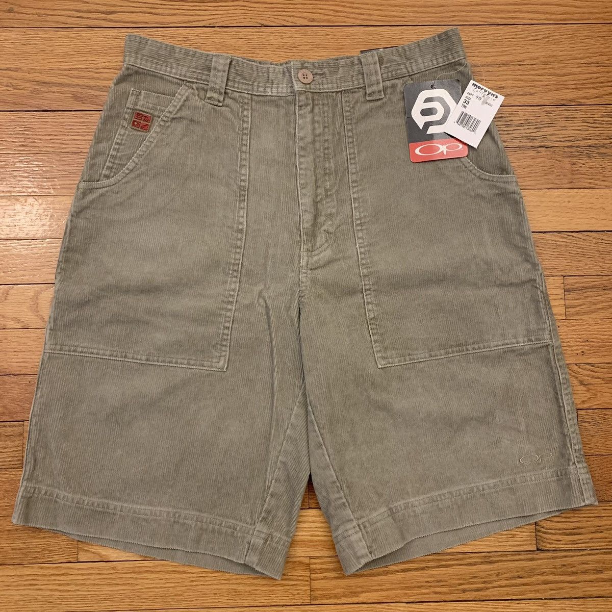 Ocean Pacific × Vintage NWT Vintage OP Ocean Pacific Beige Corduroy Shorts NEW Size US 33 - 1 Thumbnail