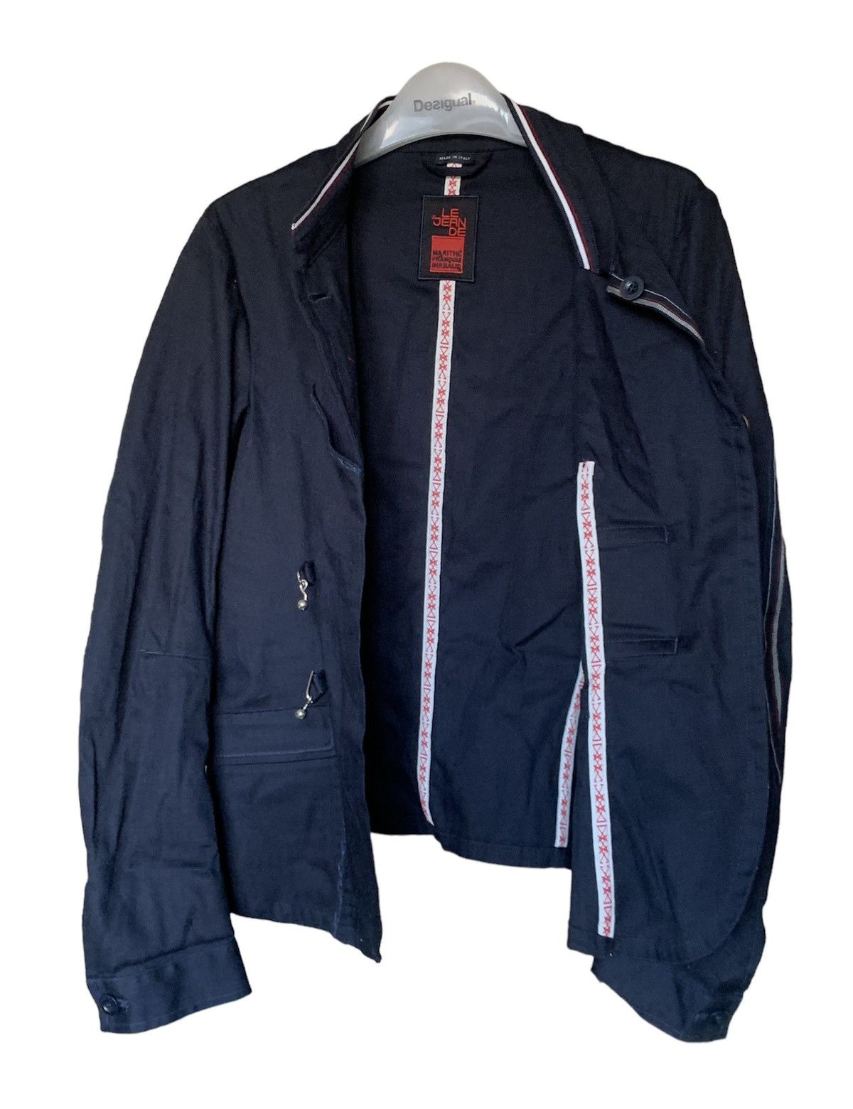 Marithe + Francois Girbaud Marithe Francois Girbaud navy mace button blazer chef Size M / US 6-8 / IT 42-44 - 5 Thumbnail