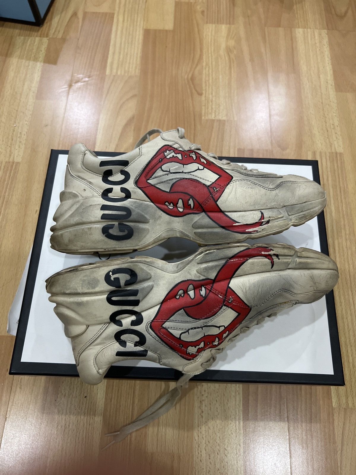 Gucci Gucci Rhythm Tongue Sneakers | Grailed