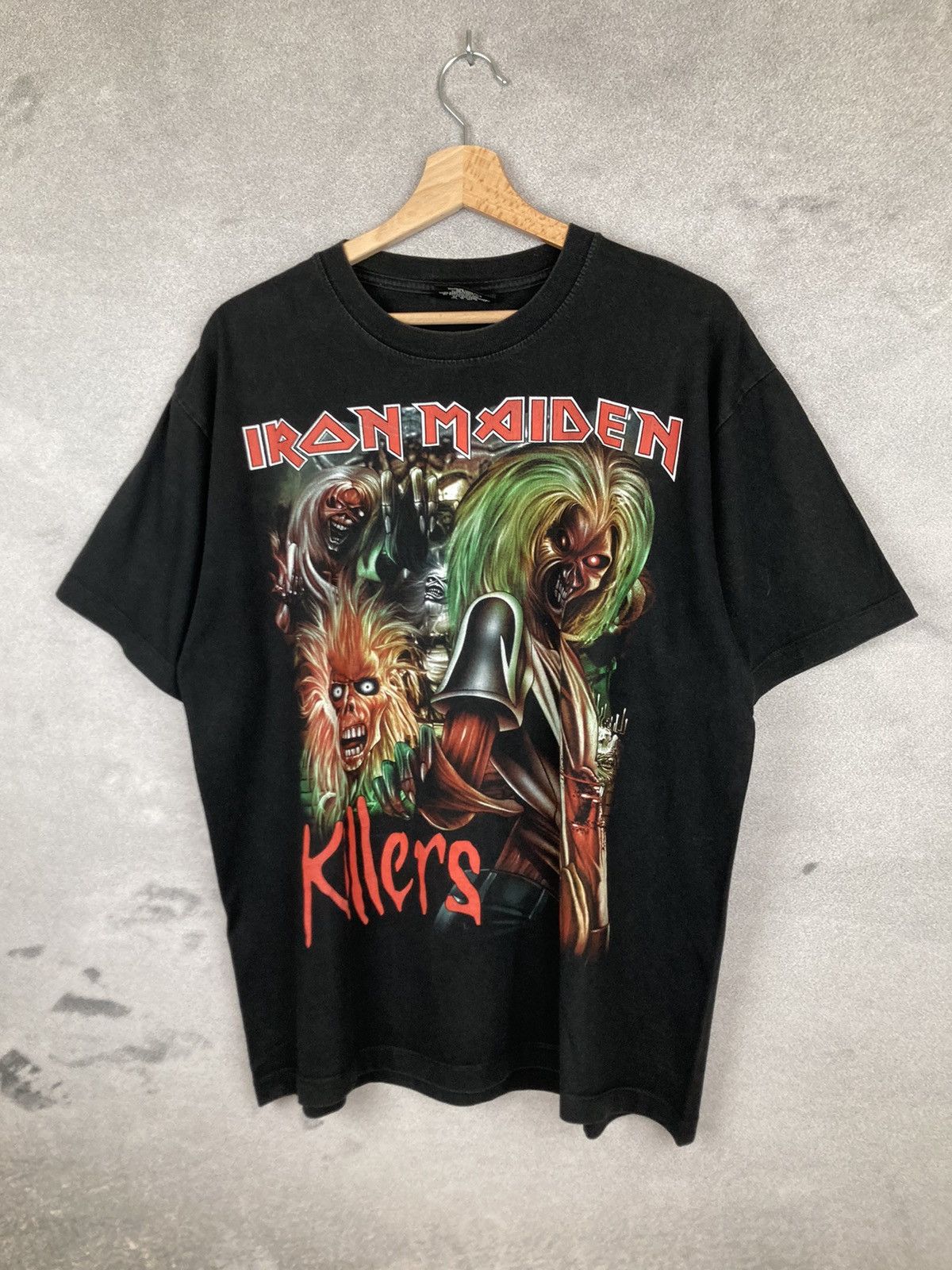 Band Tees Vintage Iron Maiden The Killers Graphic Tee Rare 90s 00s Size US L / EU 52-54 / 3 - 2 Thumbnail