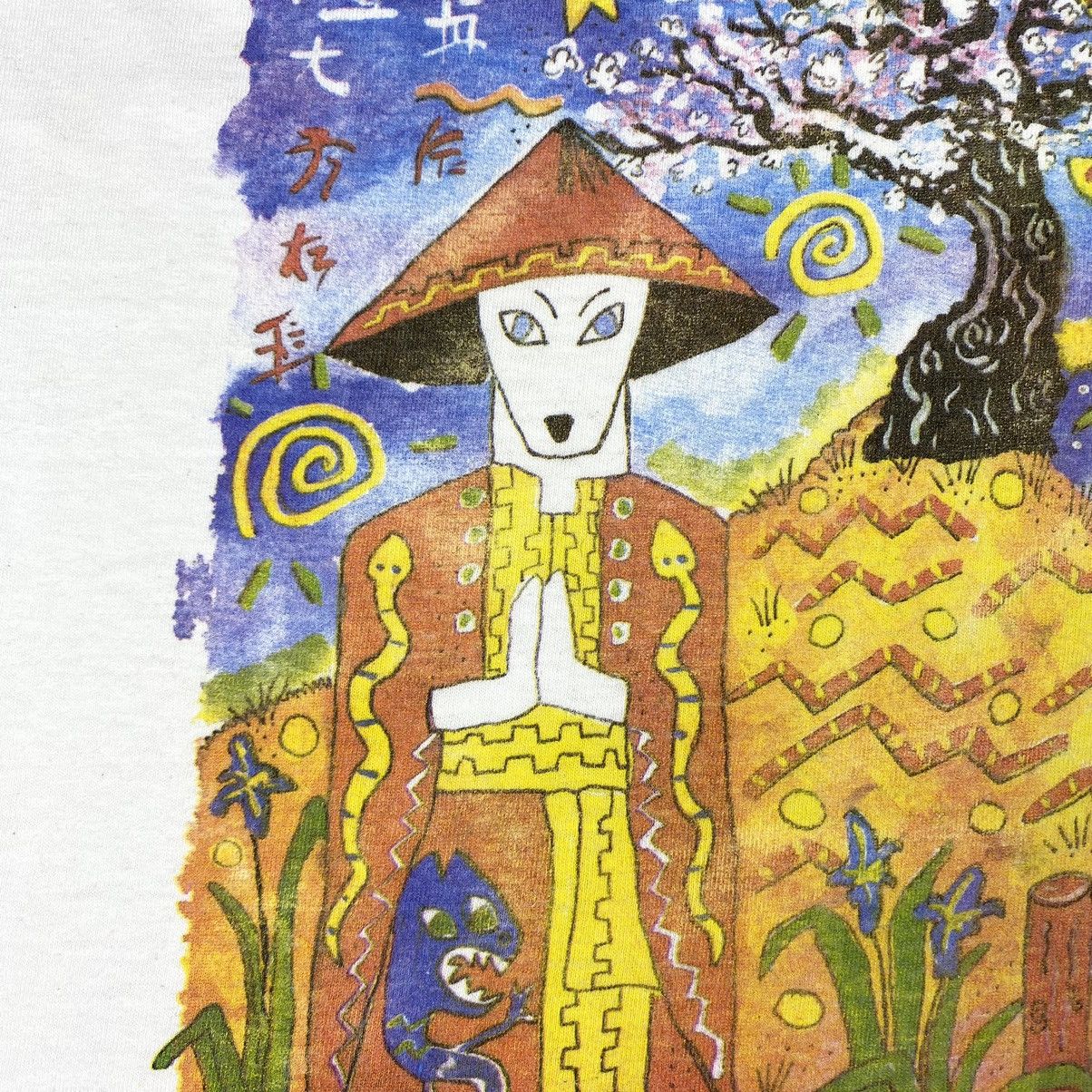 Japanese Brand 💥Rare! 1989 Vintage Art China Day T Shirt USA Made Hype Y2K Size US XL / EU 56 / 4 - 4 Thumbnail